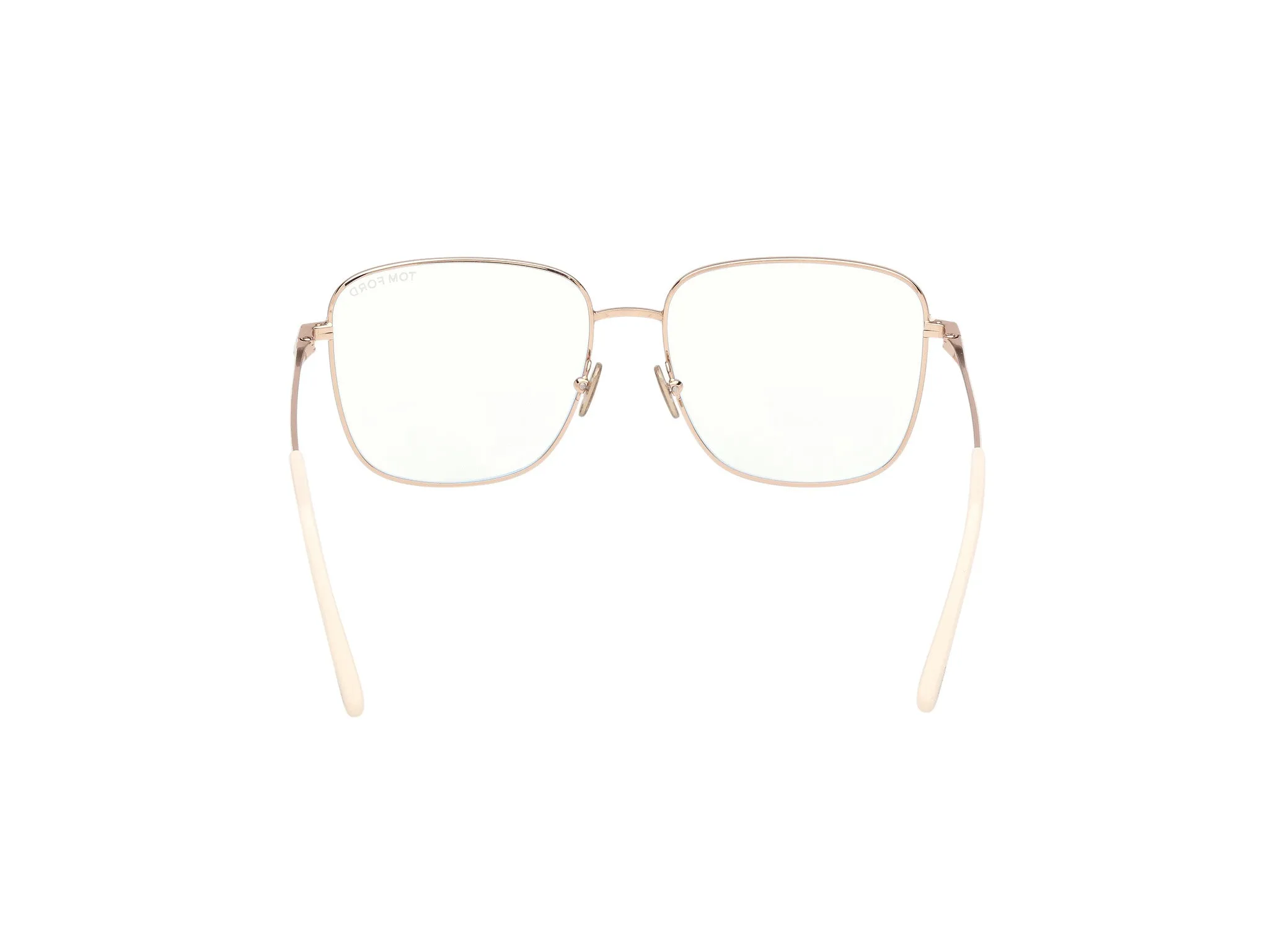 TOM FORD FT6136-B 025 Montature da vista Metallo Avorio Squadrata Normale - immagine 4