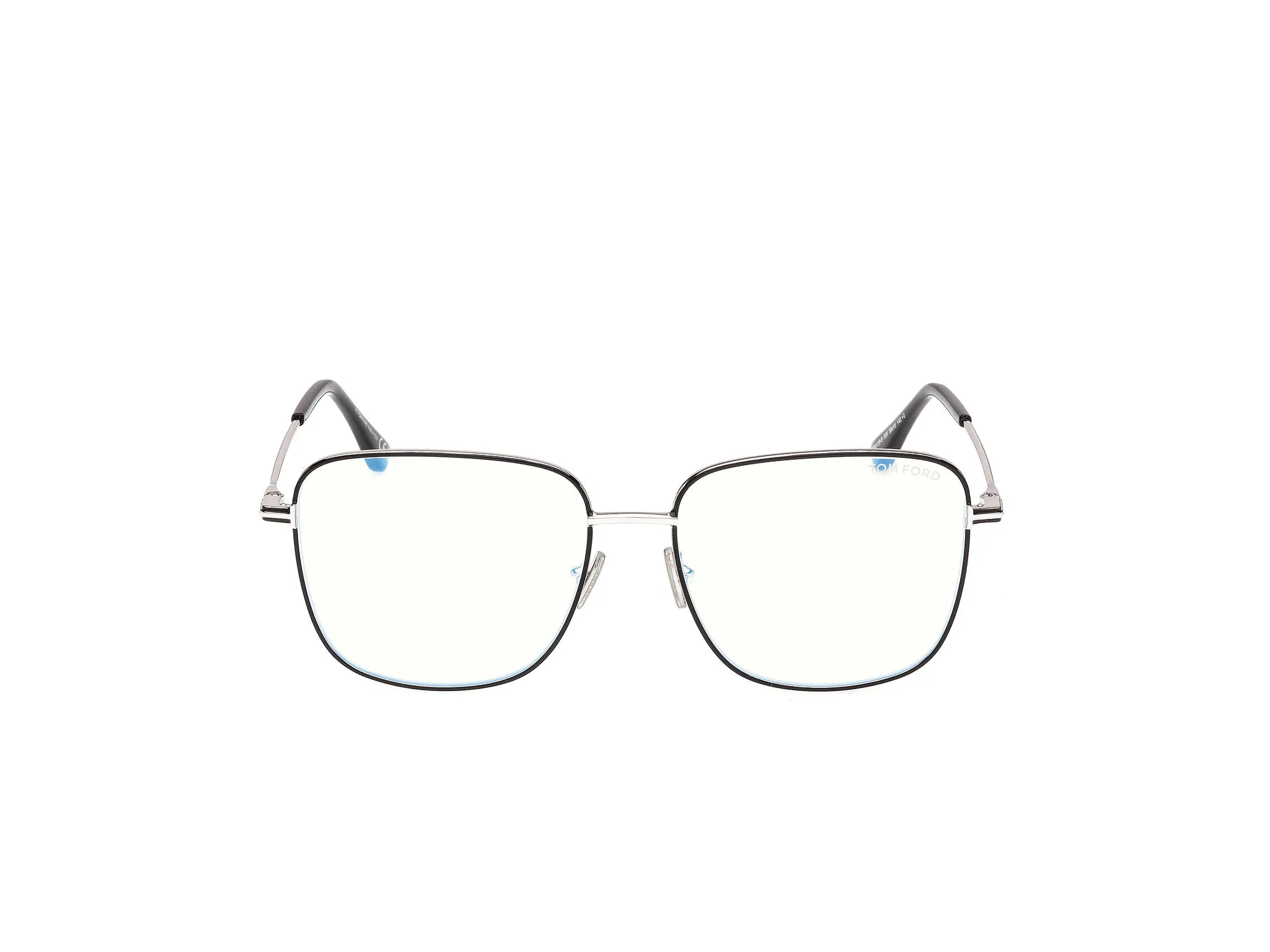 TOM FORD FT6136-B 005 Montature da vista Metallo Nero Squadrata Normale - immagine 2