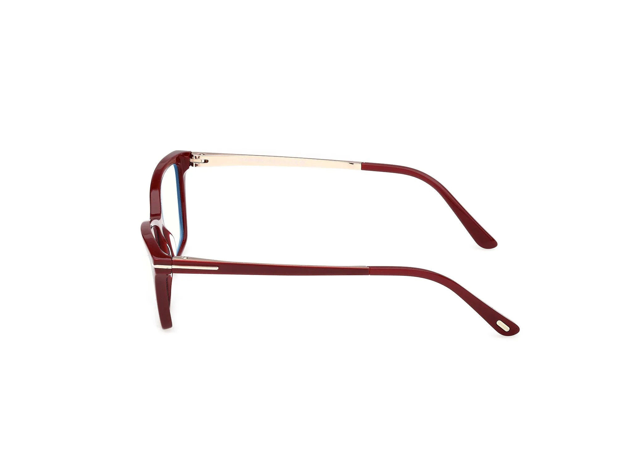 TOM FORD FT6135-B 069 Montature da vista Acetato Bordeaux Farfalla Normale - immagine 3