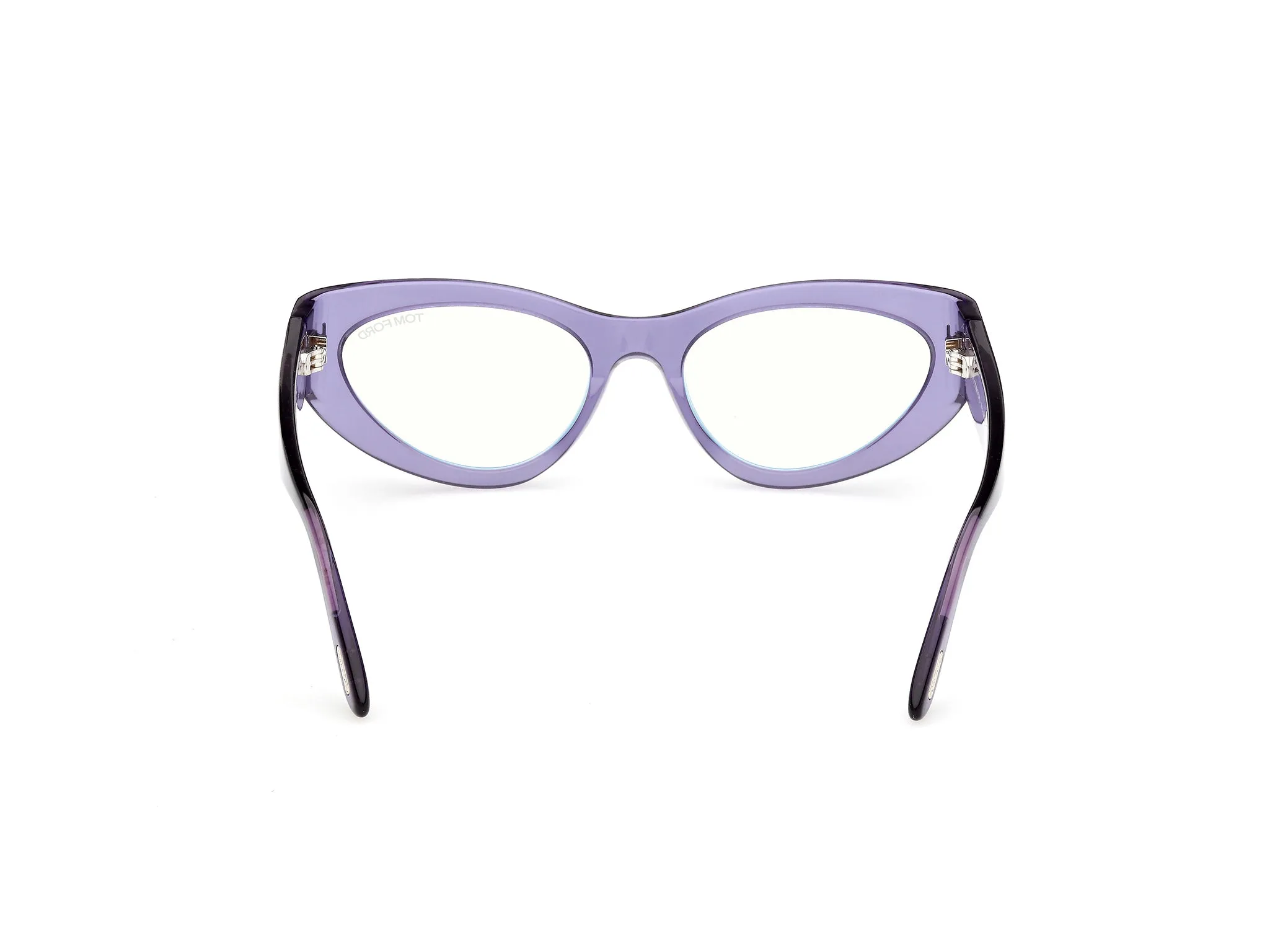 TOM FORD FT6134-B 081 Montature da vista Acetato Viola Cat Eye Normale - immagine 4