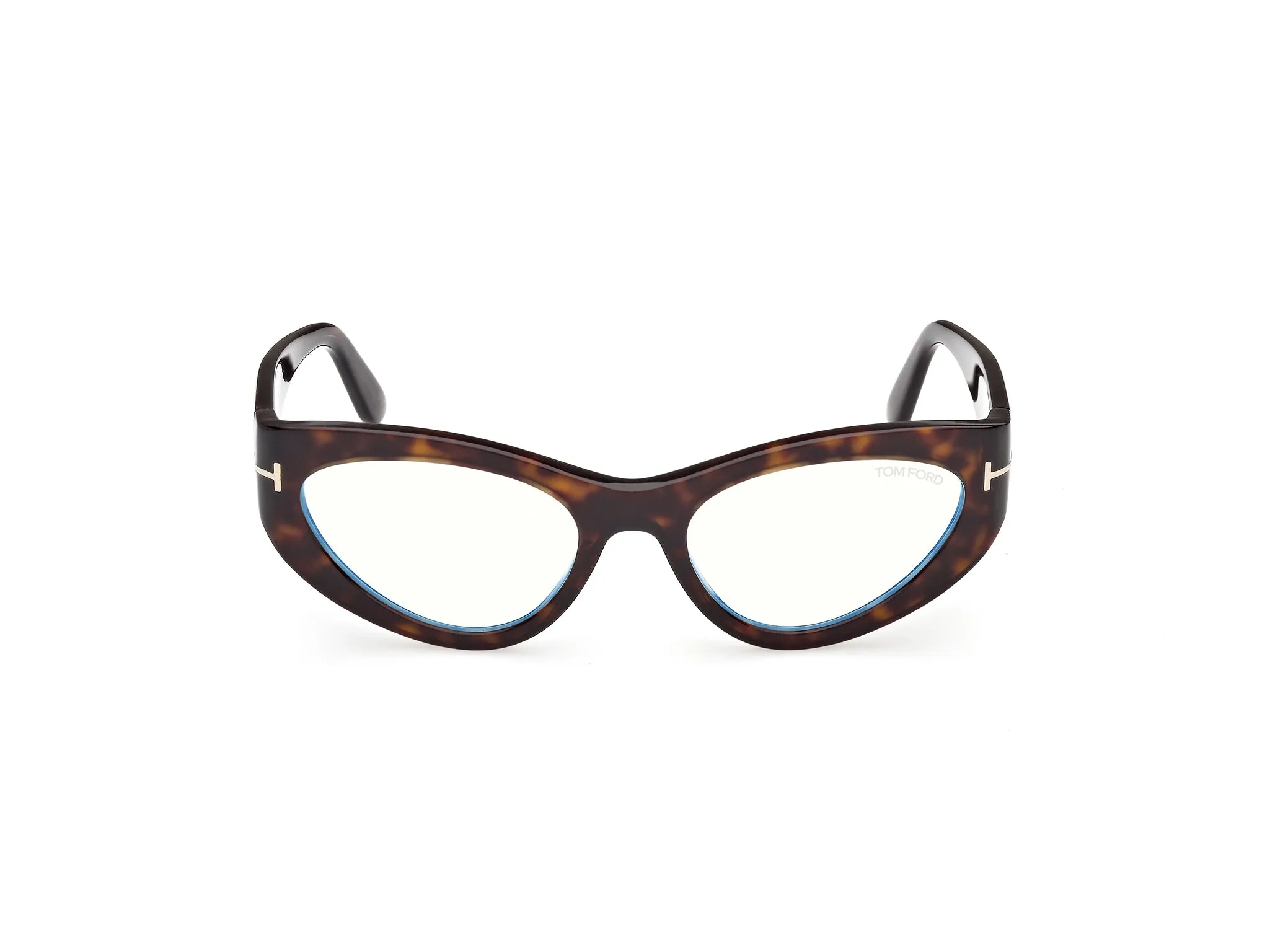TOM FORD FT6134-B 052 Montature da vista Acetato Havana Cat Eye Normale - immagine 2