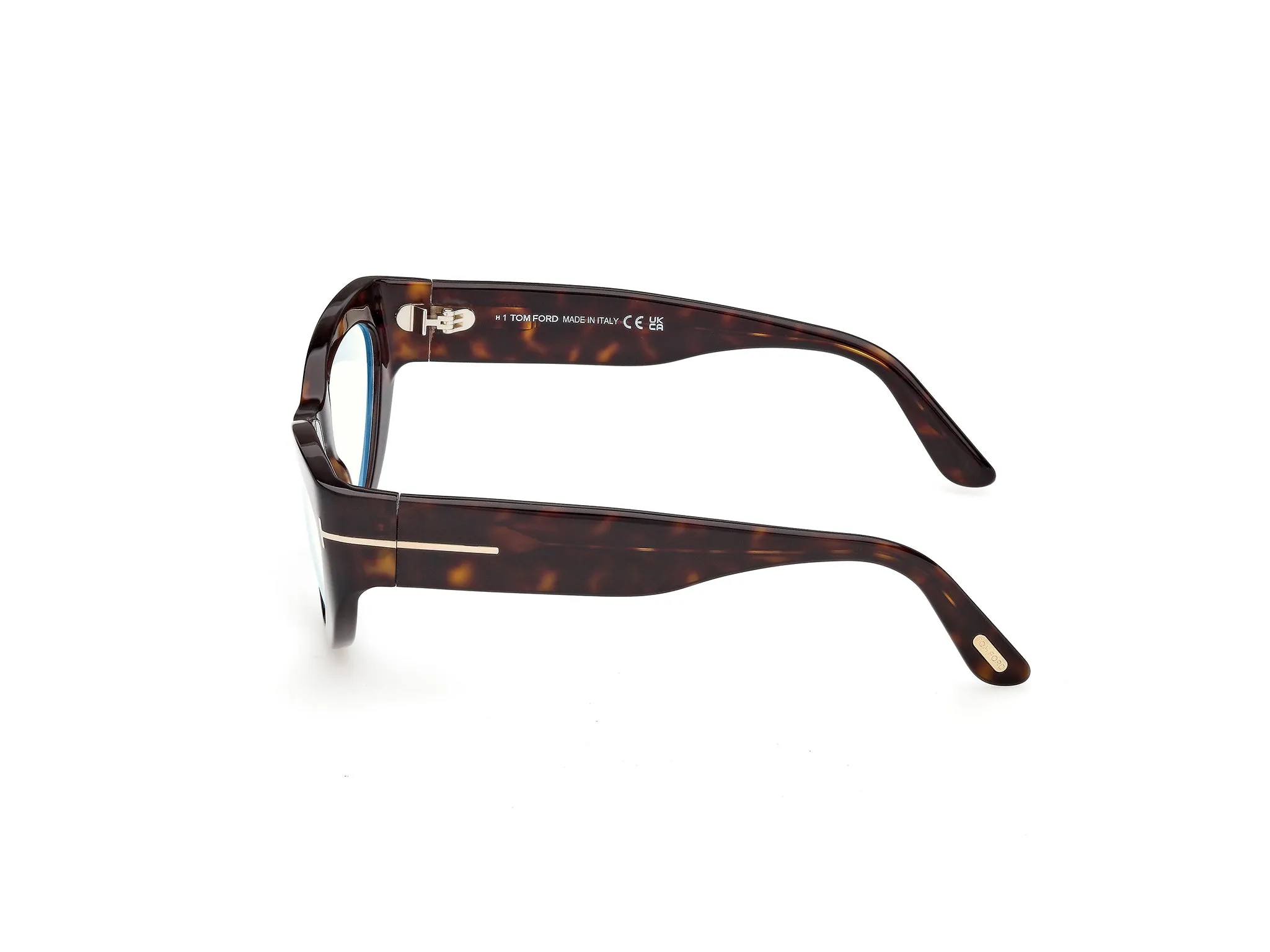 TOM FORD FT6134-B 052 Montature da vista Acetato Havana Cat Eye Normale - immagine 3