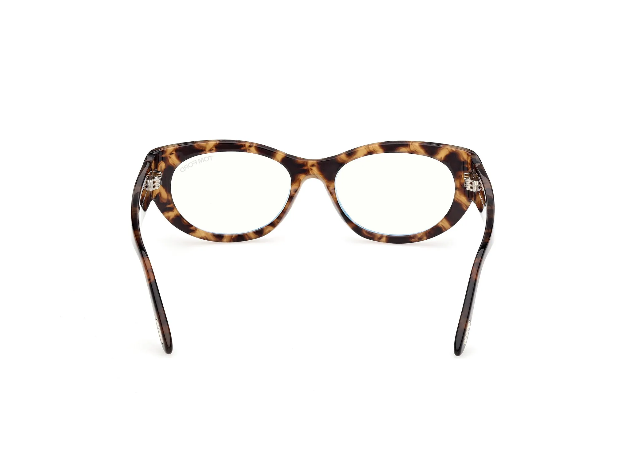 TOM FORD FT6133-B 055 Montature da vista Acetato Havana Rotonda Normale - immagine 4