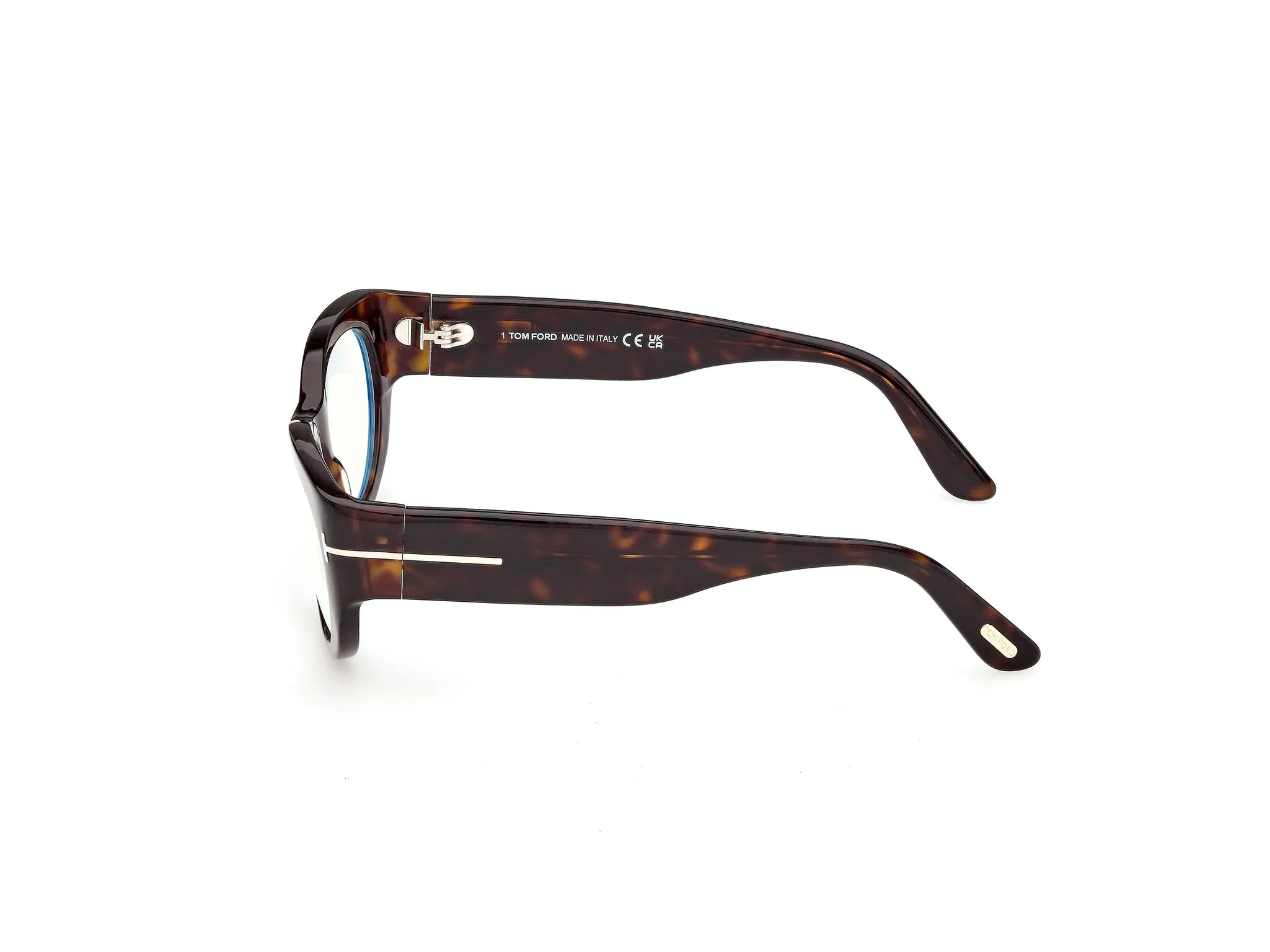 TOM FORD FT6133-B 052 Montature da vista Acetato Havana Rotonda Normale - immagine 3