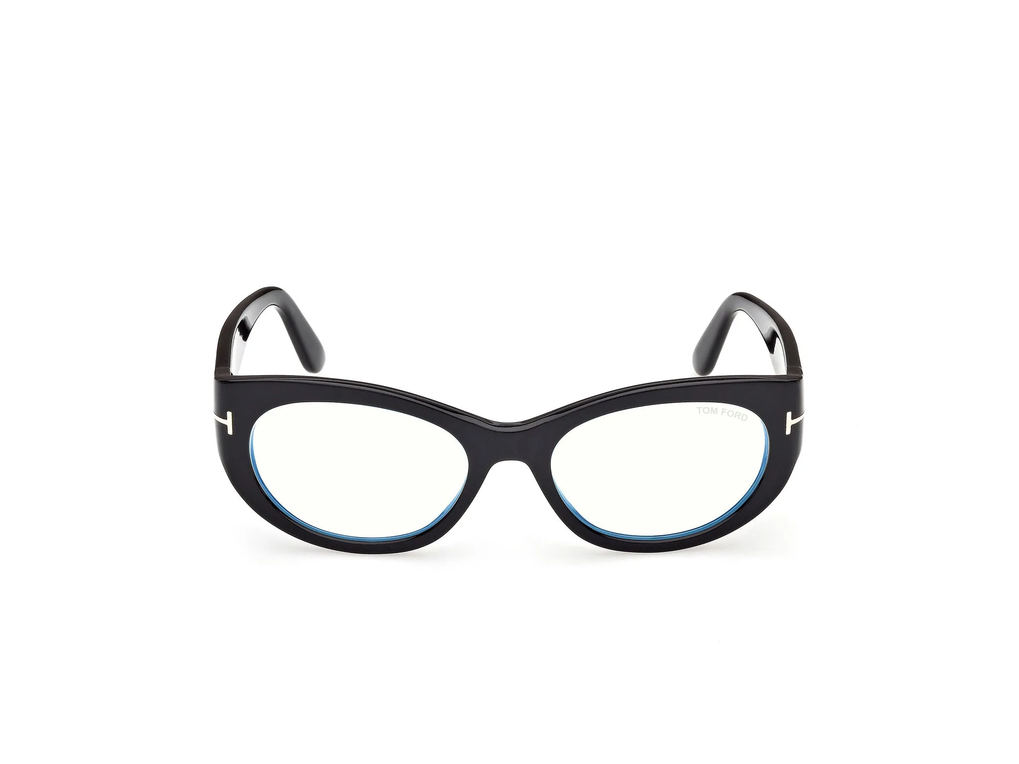 TOM FORD FT6133-B 001 Montature da vista Acetato Nero Rotonda Normale - immagine 2