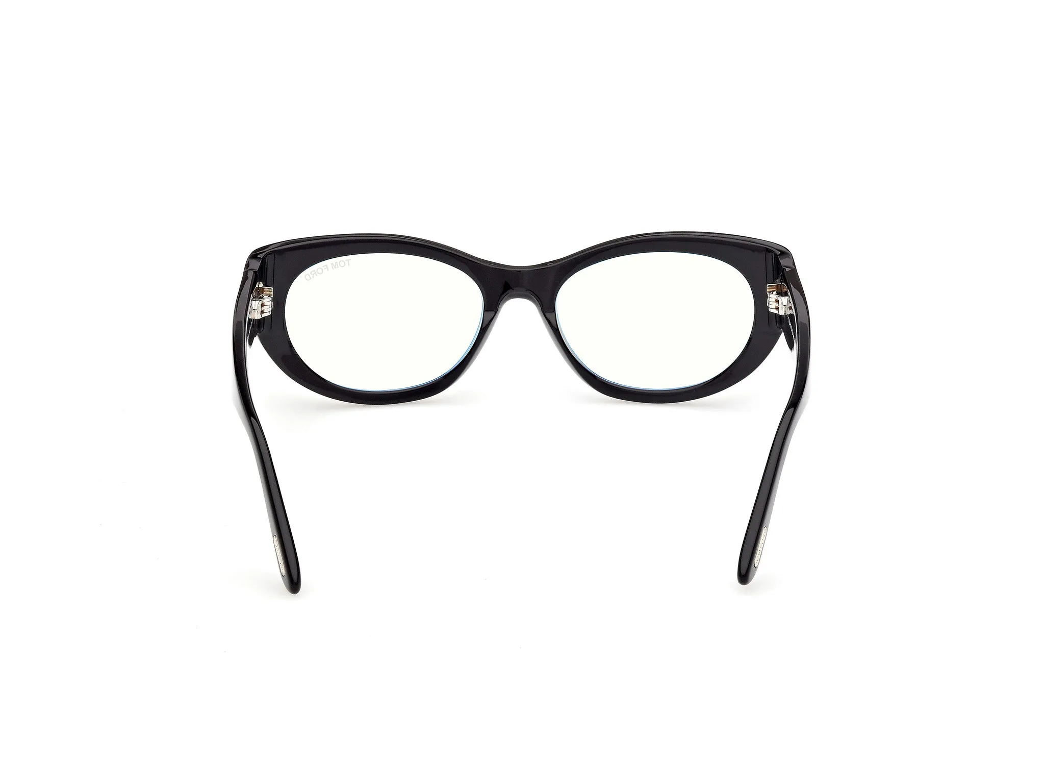 TOM FORD FT6133-B 001 Montature da vista Acetato Nero Rotonda Normale - immagine 4