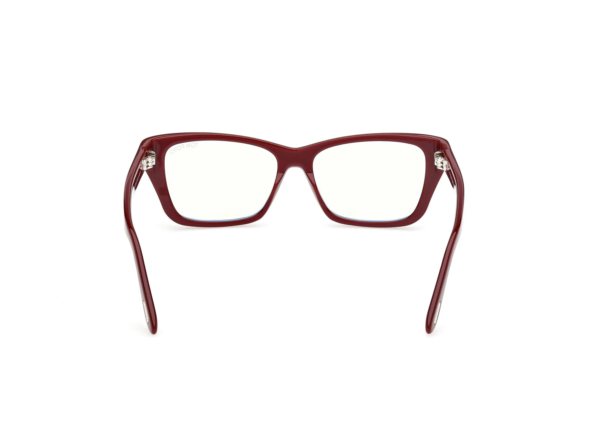TOM FORD FT6132-B 069 Montature da vista Acetato Bordeaux Farfalla Normale - immagine 4