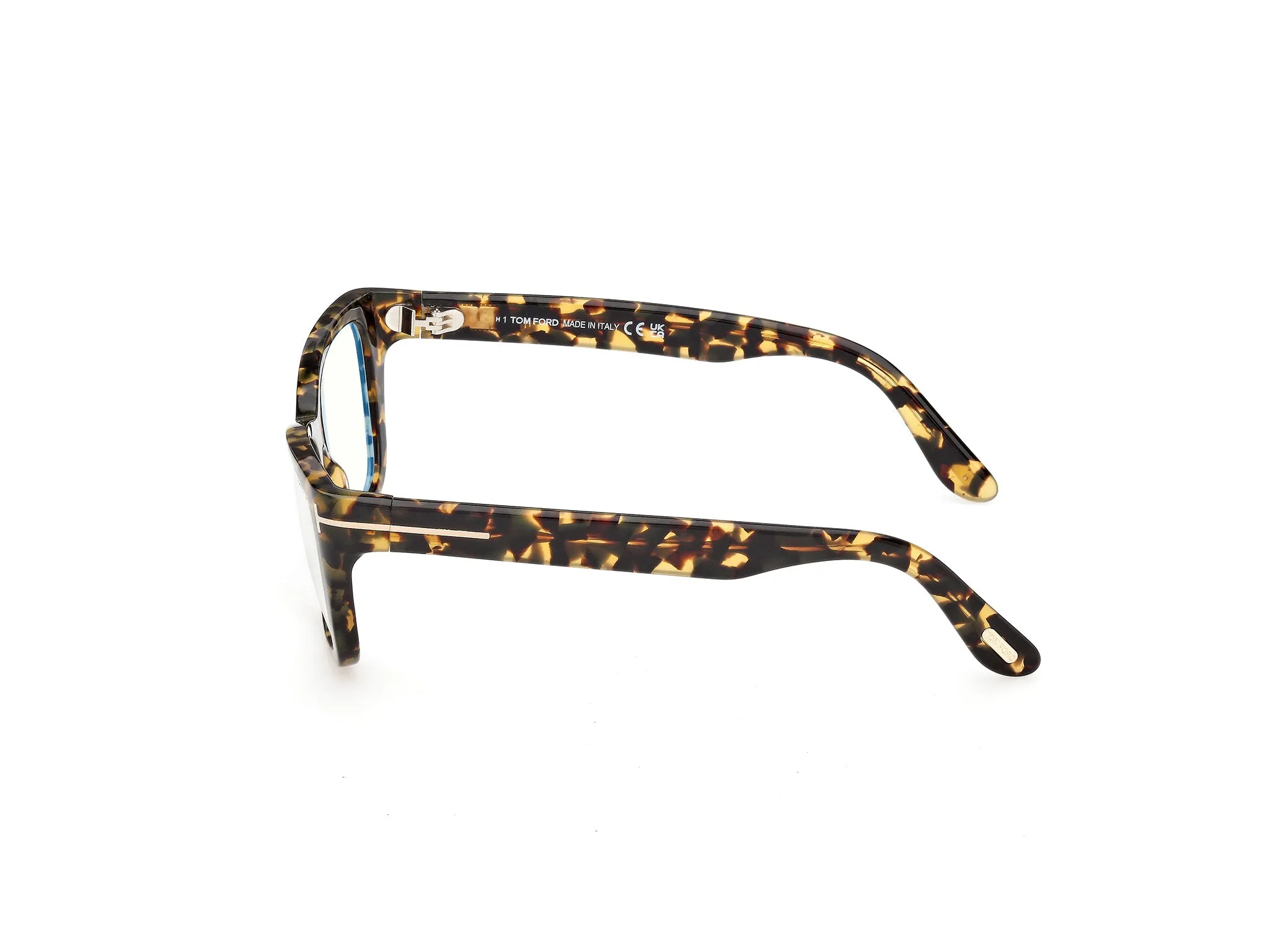 TOM FORD FT6132-B 055 Montature da vista Acetato Havana Farfalla Normale - immagine 3