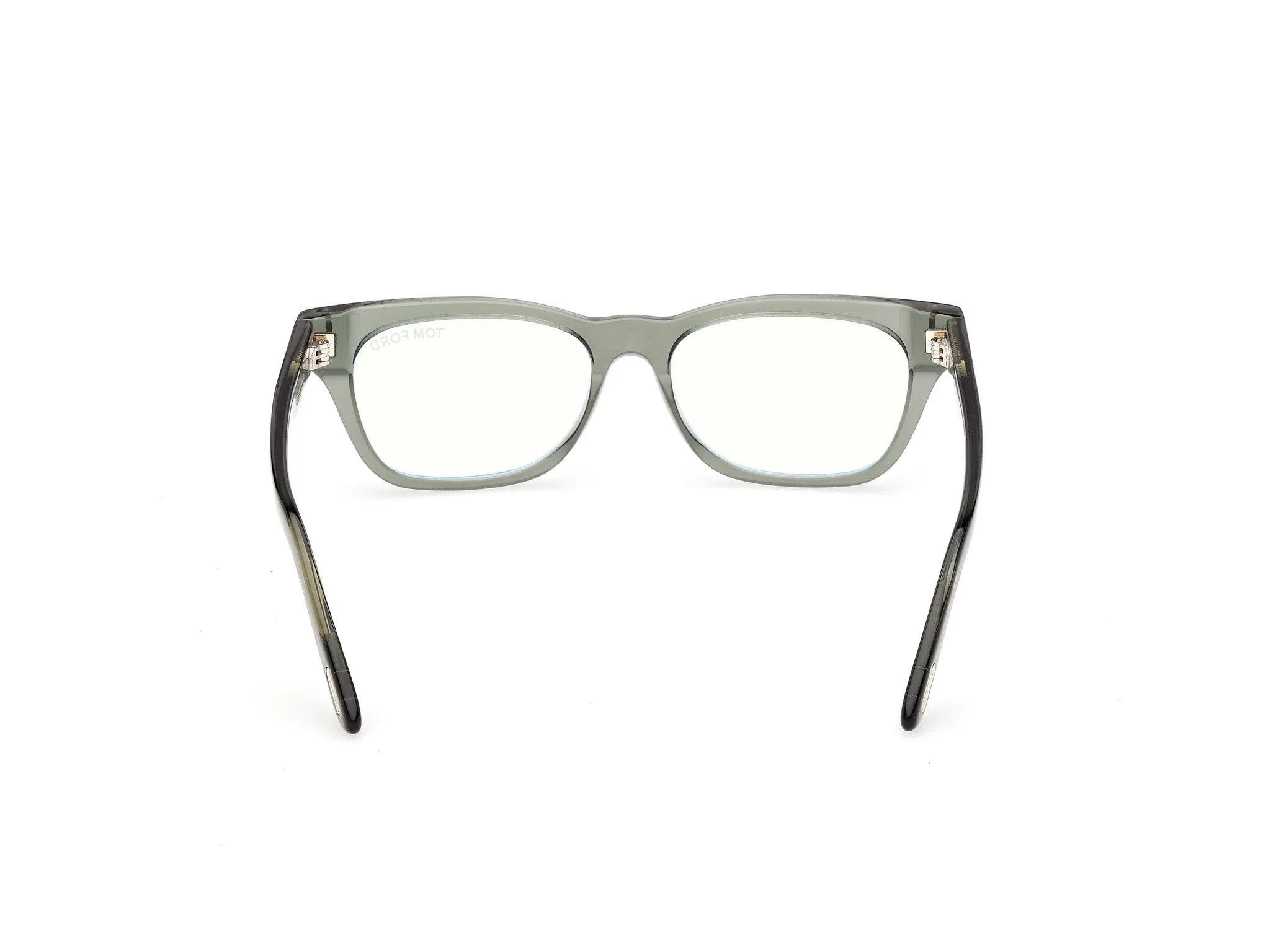 TOM FORD FT6131-B 093 Montature da vista Acetato Verde Squadrata Normale - immagine 4