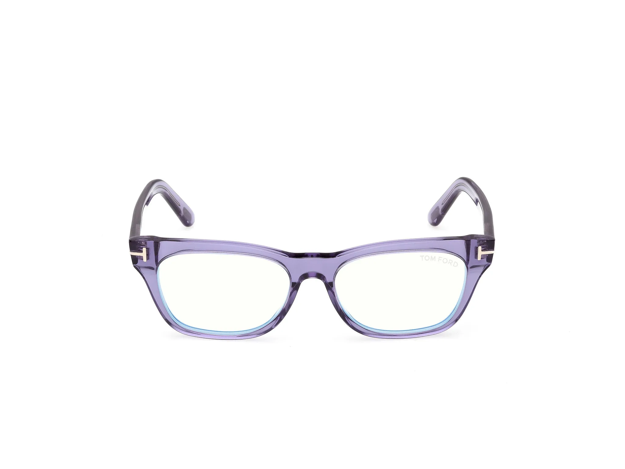 TOM FORD FT6131-B 081 Montature da vista Acetato Viola Squadrata Normale - immagine 2