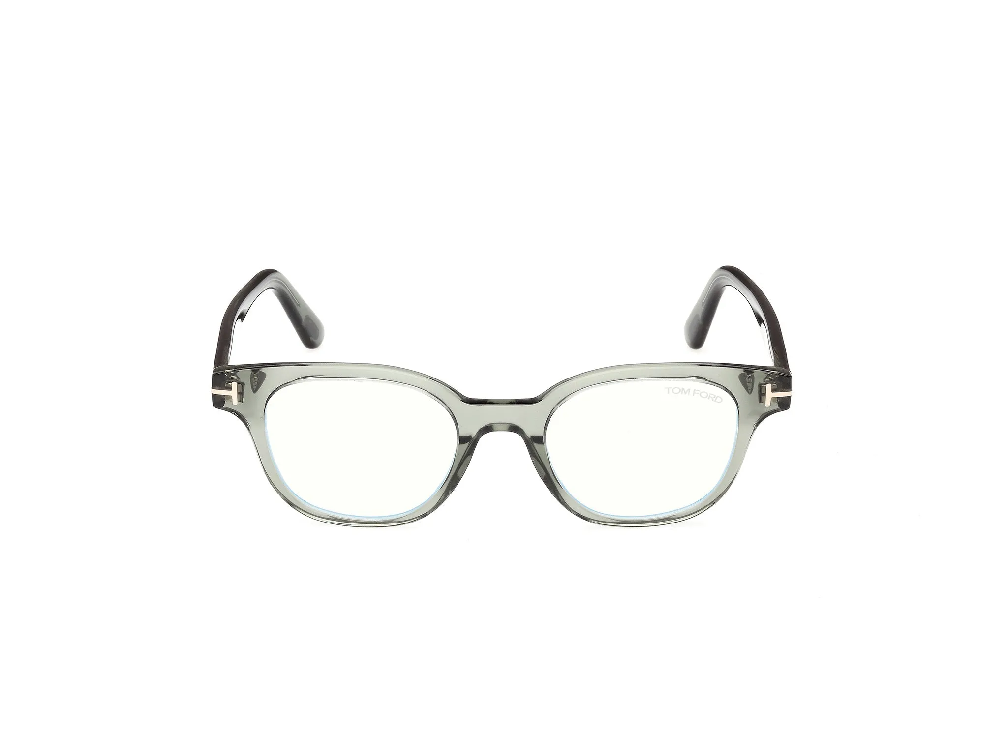 TOM FORD FT6130-B 093 Montature da vista Acetato Verde Squadrata Normale - immagine 2