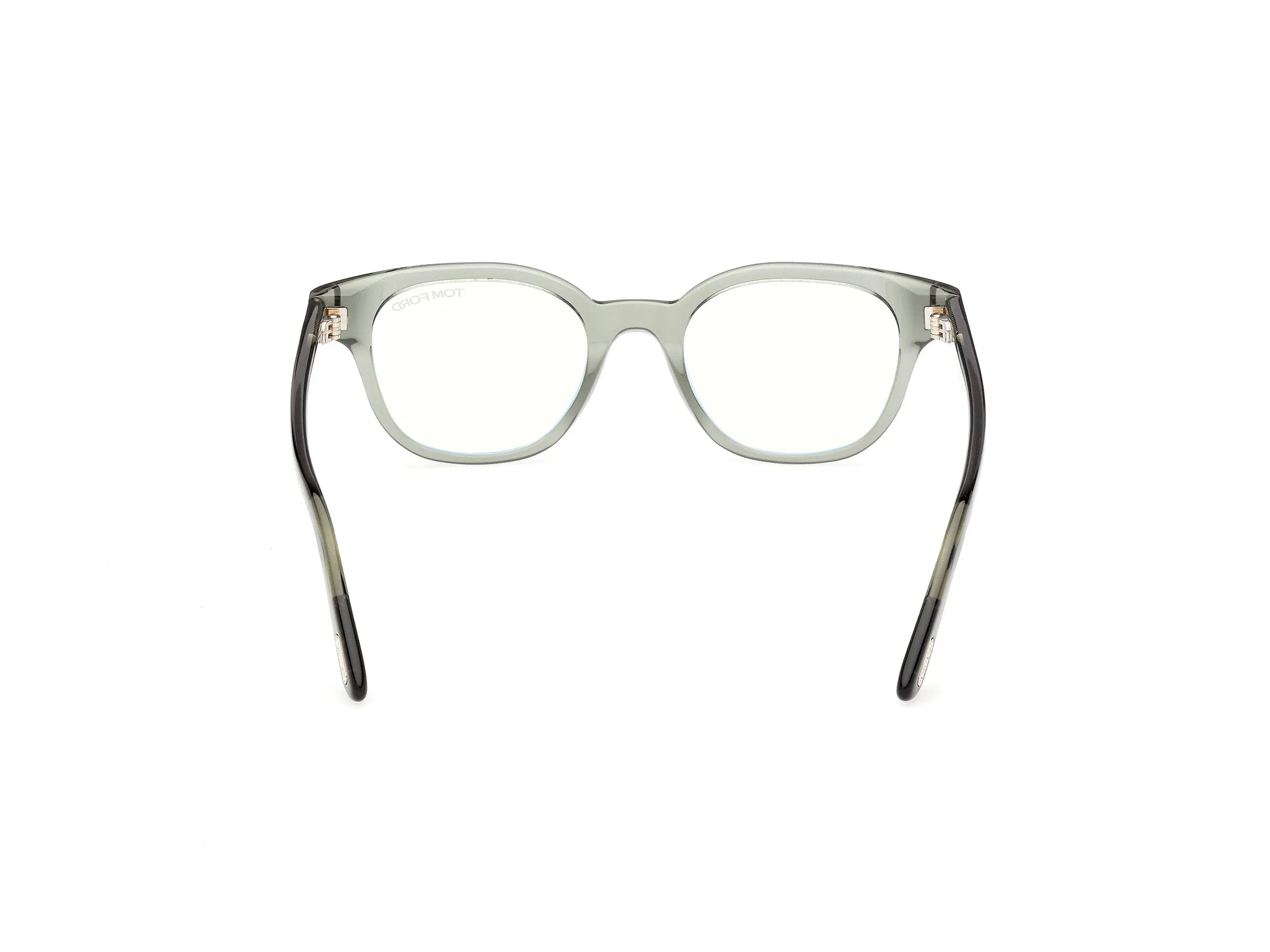 TOM FORD FT6130-B 093 Montature da vista Acetato Verde Squadrata Normale - immagine 4
