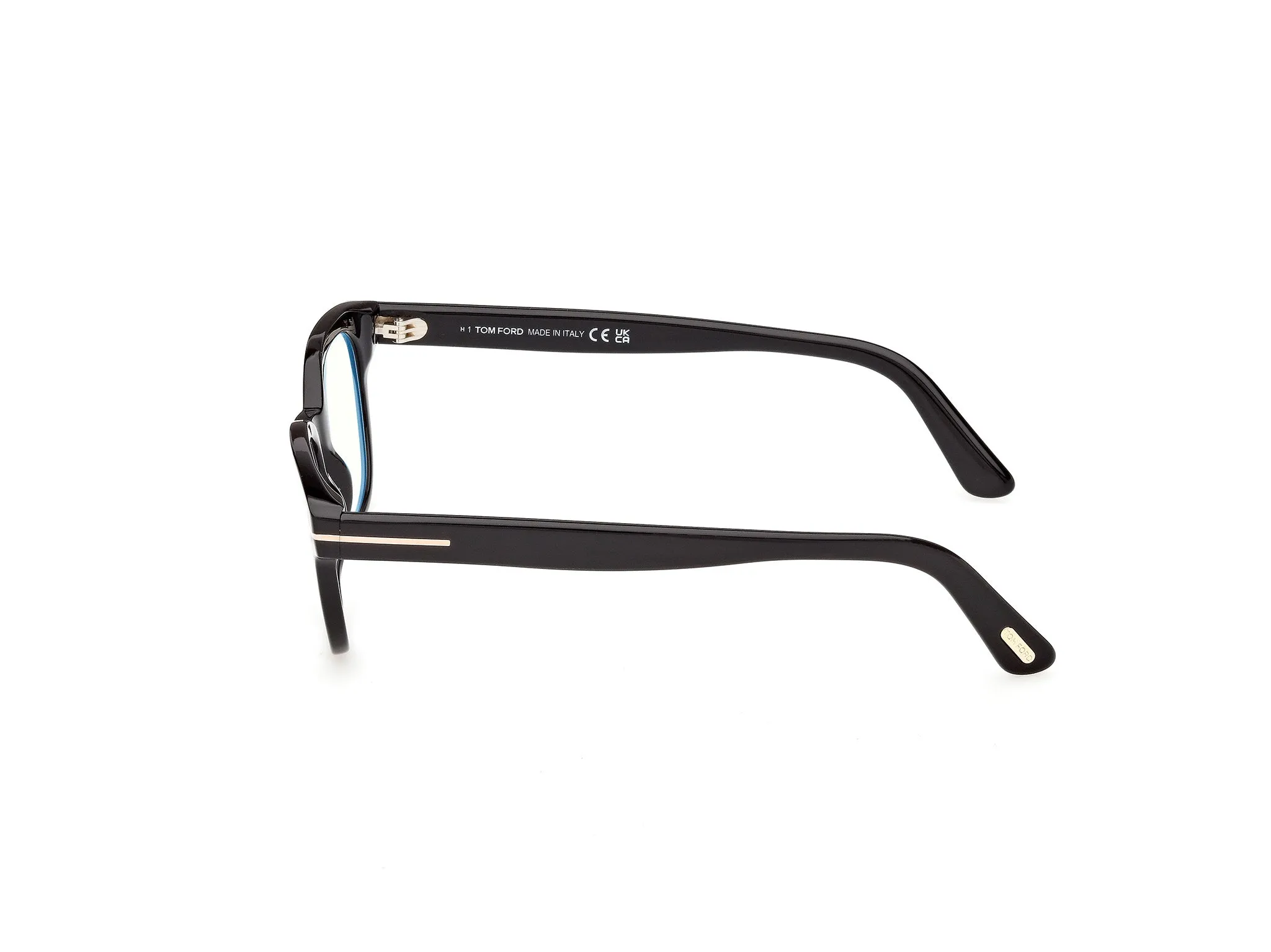 TOM FORD FT6130-B 001 Montature da vista Acetato Nero Squadrata Normale - immagine 3
