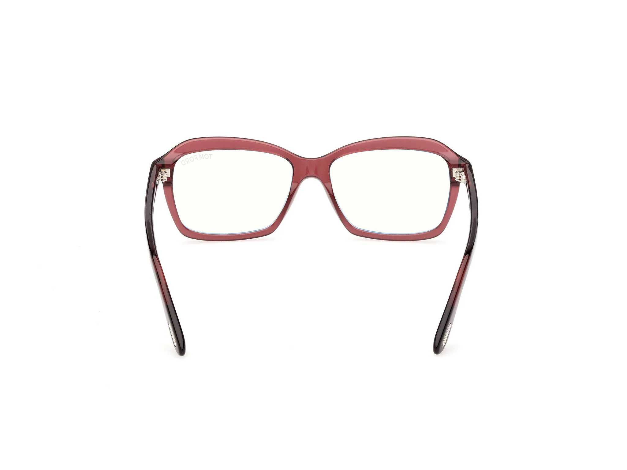 TOM FORD FT6129-B 069 Montature da vista Acetato Bordeaux Squadrata Normale - immagine 4