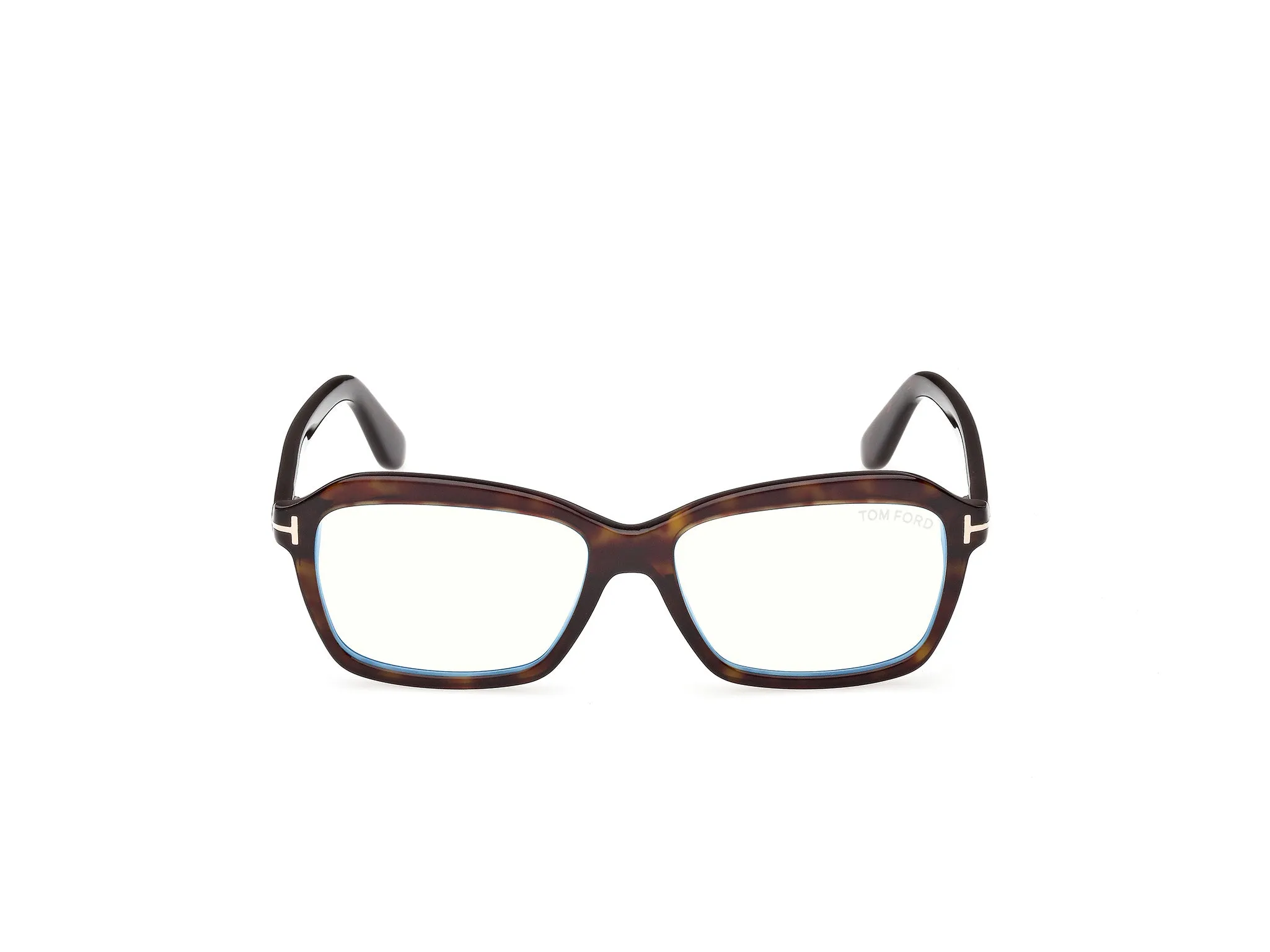 TOM FORD FT6129-B 052 Montature da vista Acetato Havana Squadrata Normale - immagine 2