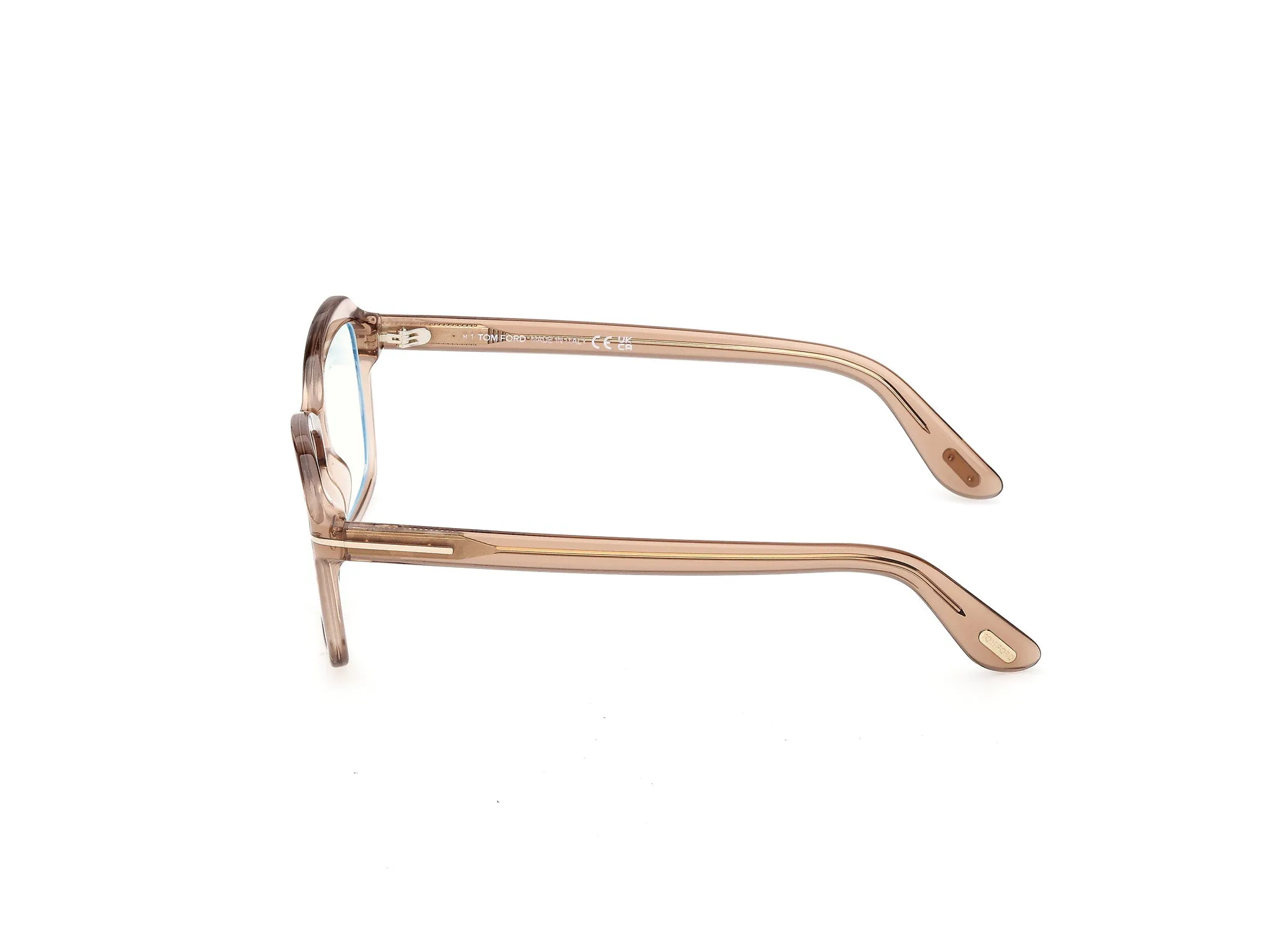 TOM FORD FT6129-B 045 Montature da vista Acetato Marrone Squadrata Normale - immagine 3