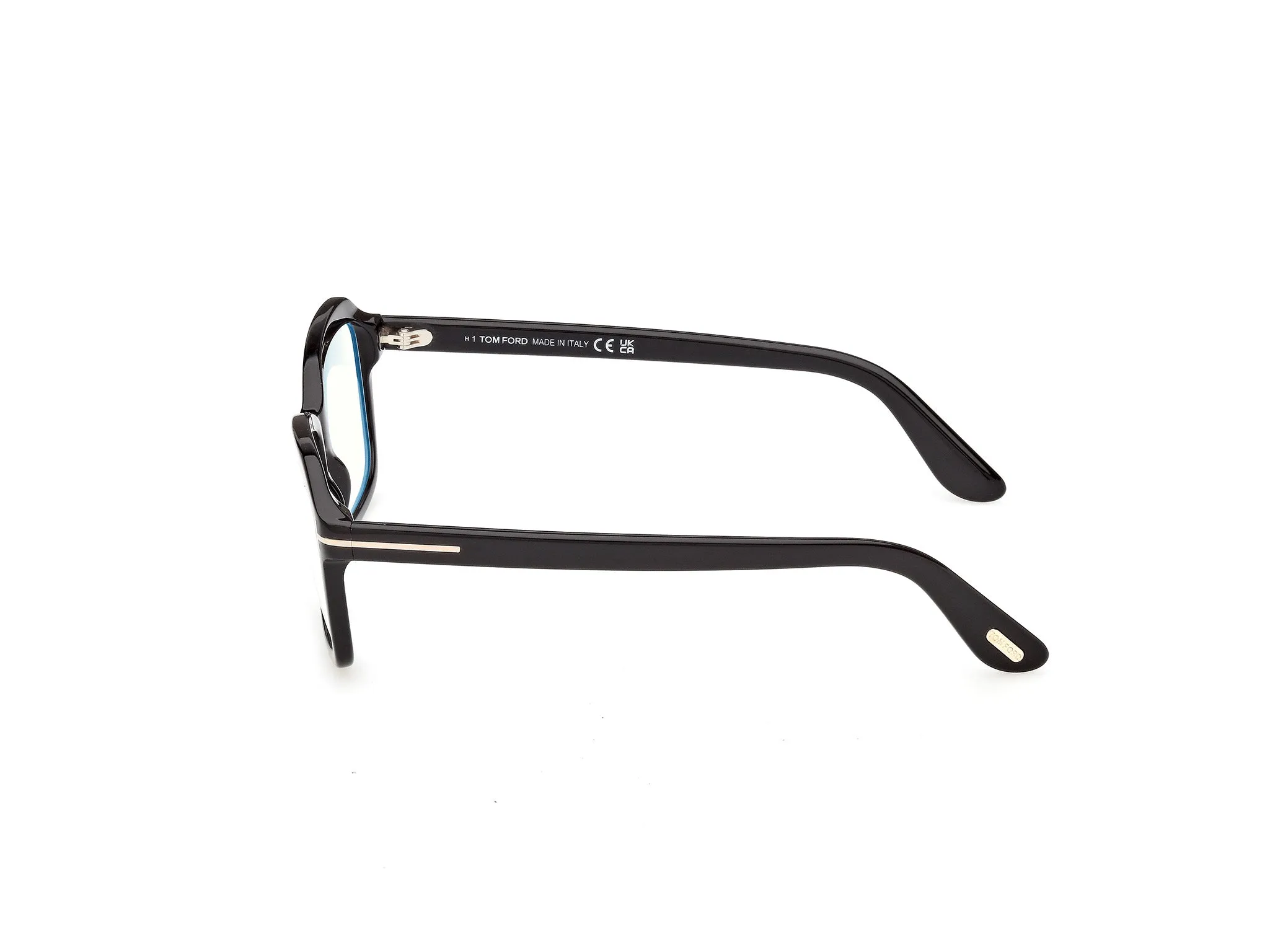 TOM FORD FT6129-B 001 Montature da vista Acetato Nero Squadrata Normale - immagine 3
