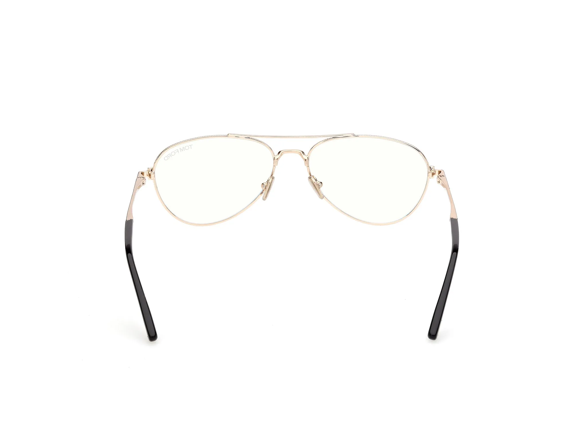 TOM FORD FT6128-B 028 Montature da vista Metallo Oro Pilot Normale - immagine 4