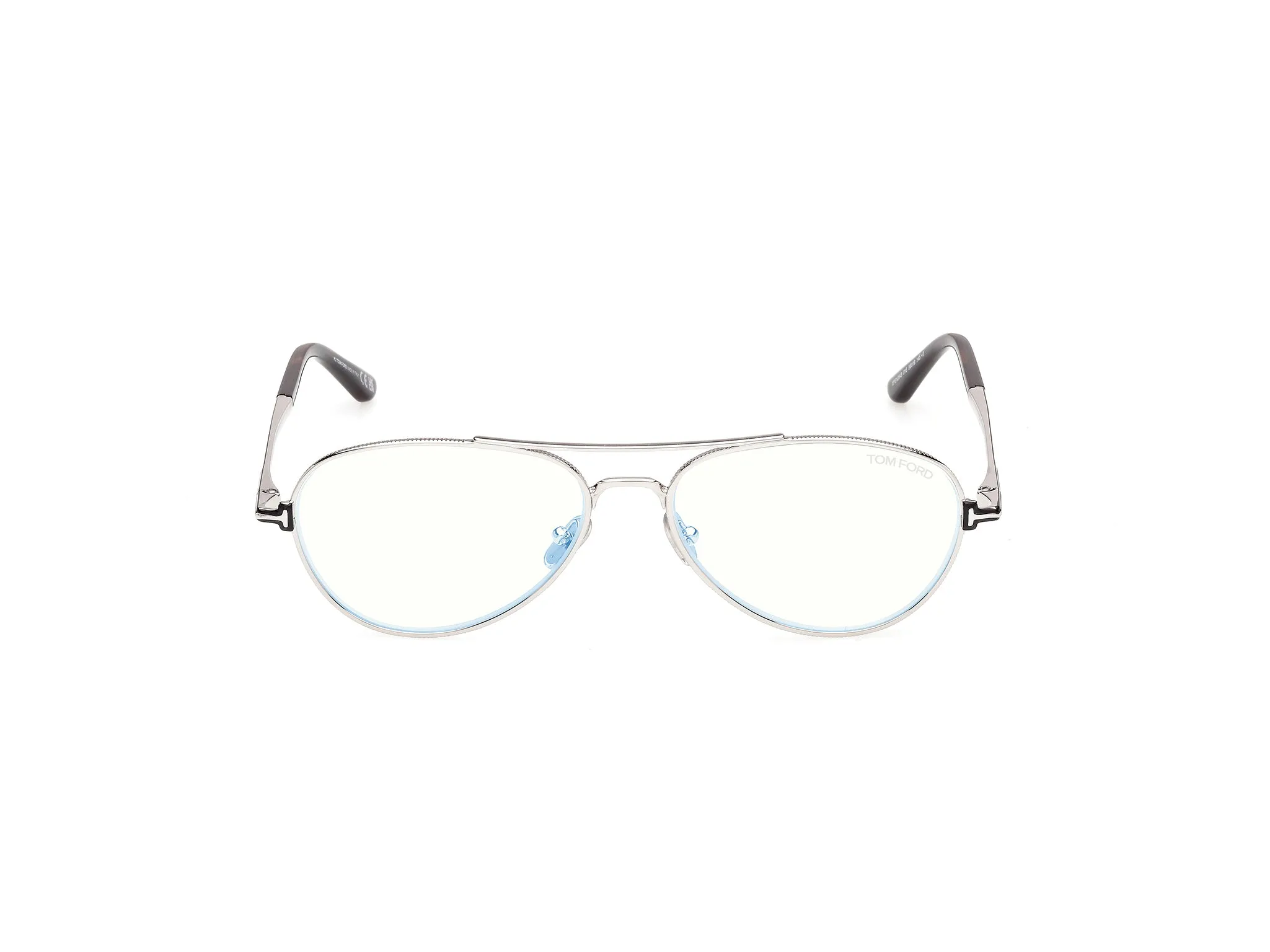 TOM FORD FT6128-B 016 Montature da vista Metallo Palladio Pilot Normale - immagine 2
