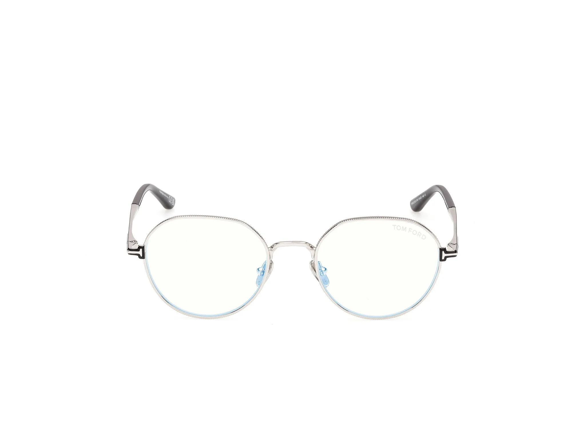 TOM FORD FT6127-B 016 Montature da vista Metallo Palladio Rotonda Normale - immagine 2