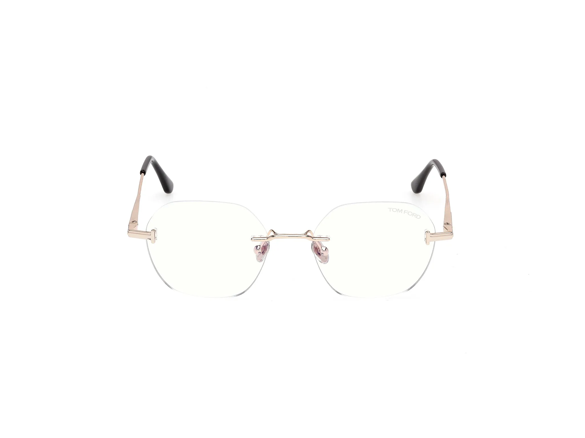 TOM FORD FT6126-B 028 Montature da vista Metallo Oro Geometrica Normale - immagine 2