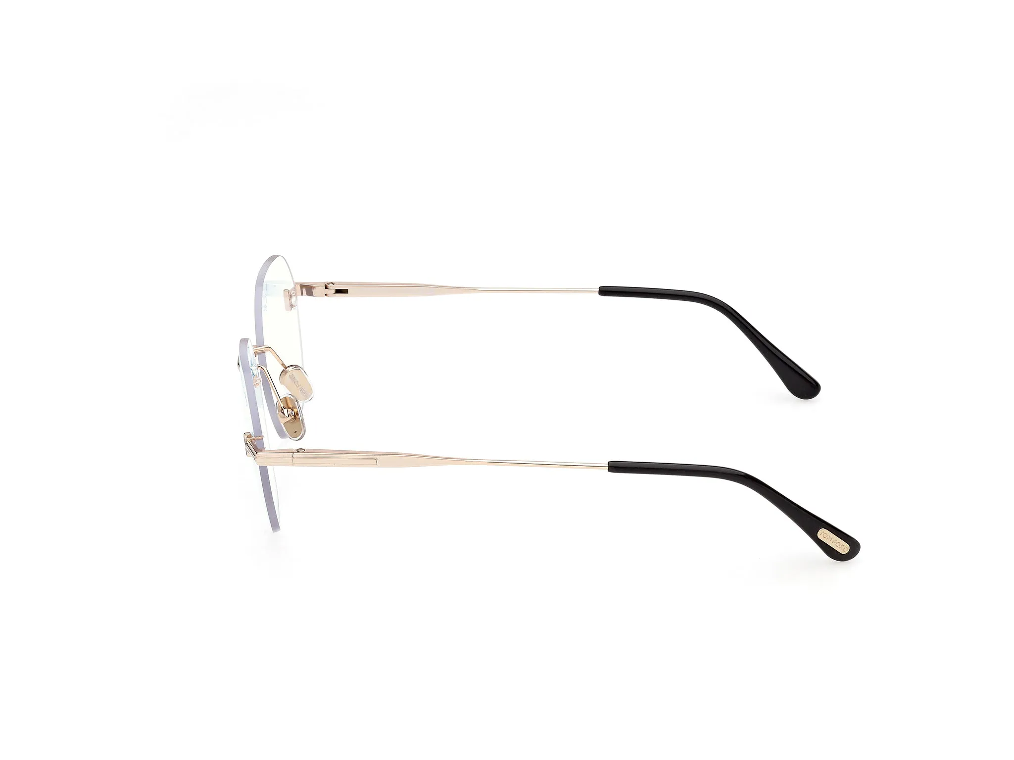 TOM FORD FT6126-B 028 Montature da vista Metallo Oro Geometrica Normale - immagine 3