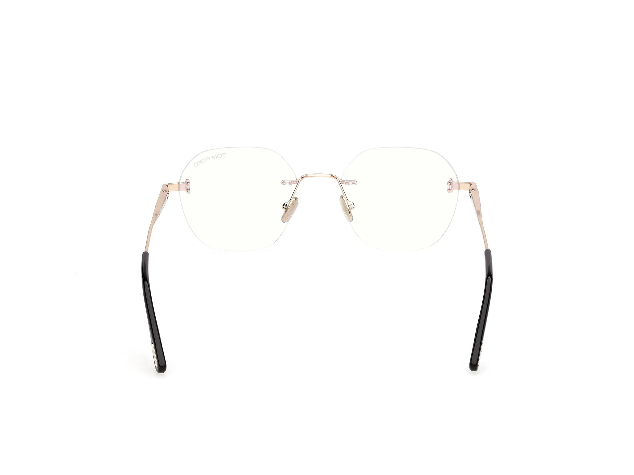 TOM FORD FT6126-B 028 Montature da vista Metallo Oro Geometrica Normale - immagine 4