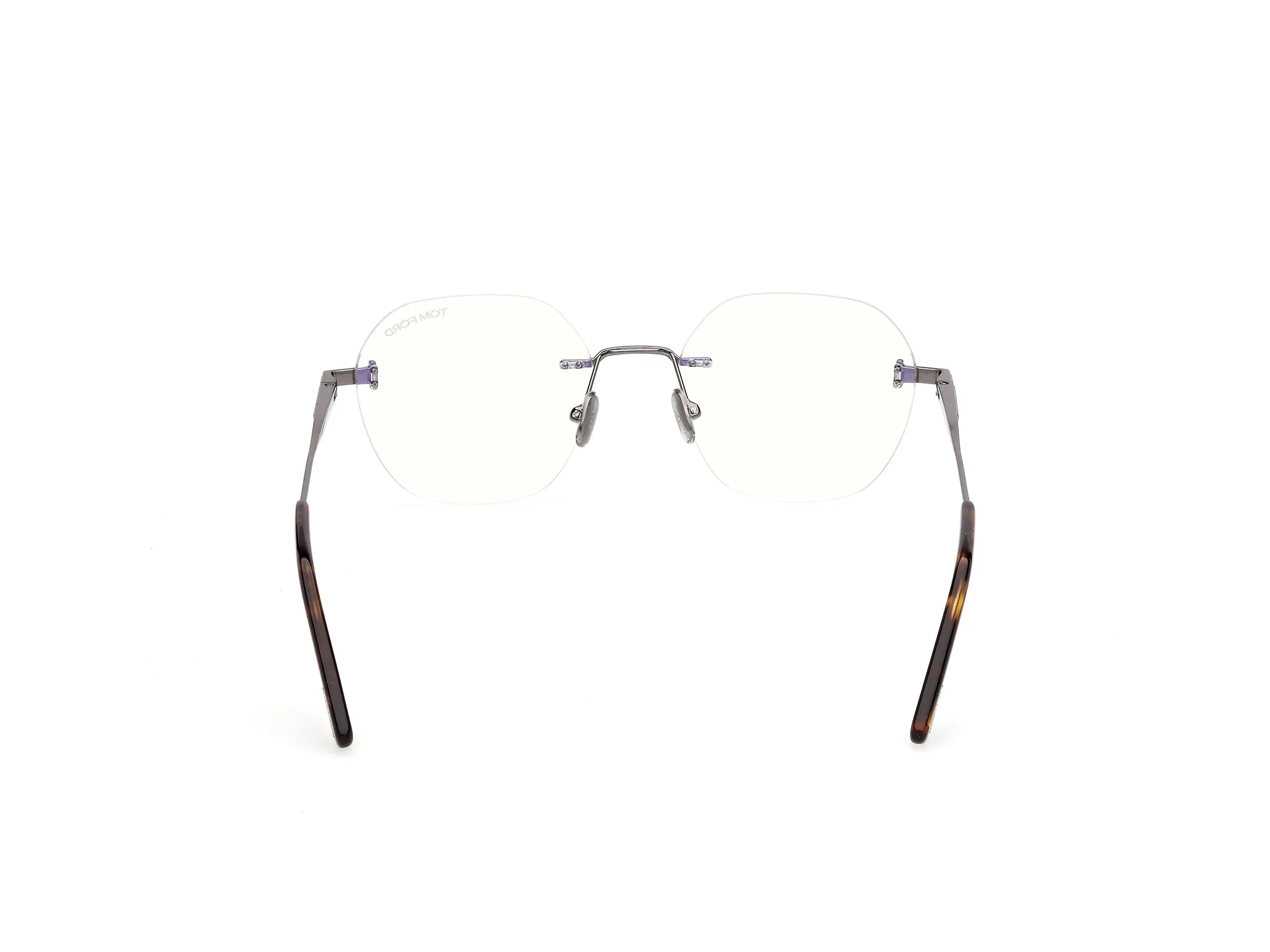 TOM FORD FT6126-B 008 Montature da vista Metallo Canna di fucile Geometrica Normale - immagine 4
