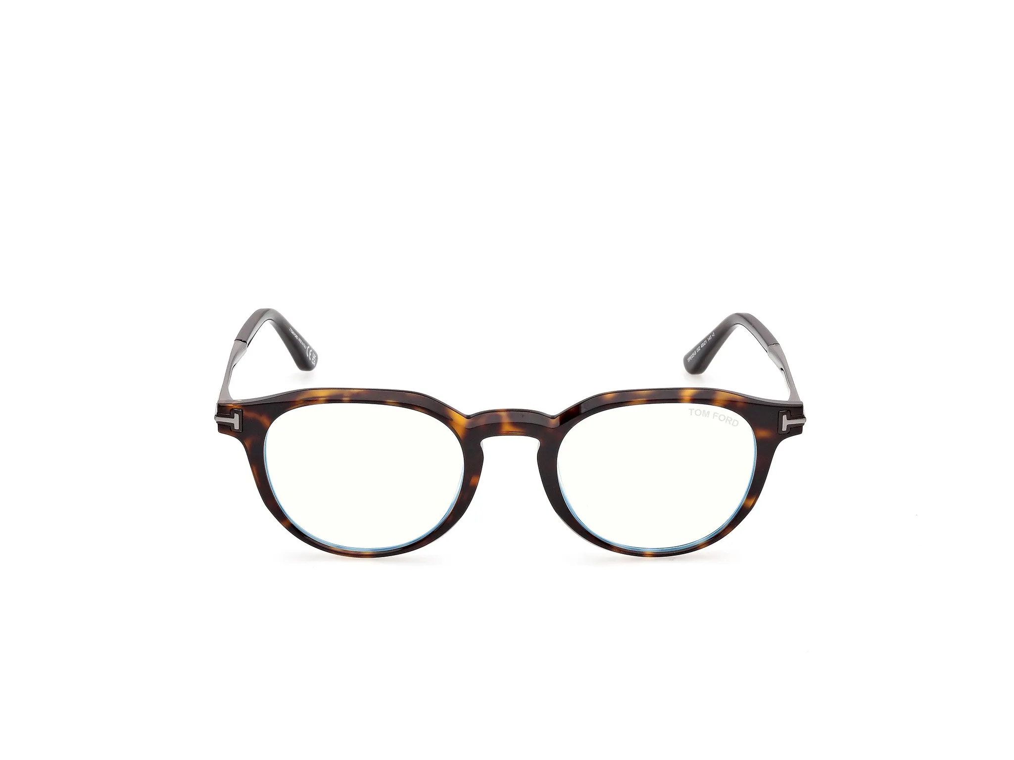 TOM FORD FT6125-B 052 Montature da vista Acetato Havana Rotonda Normale - immagine 2