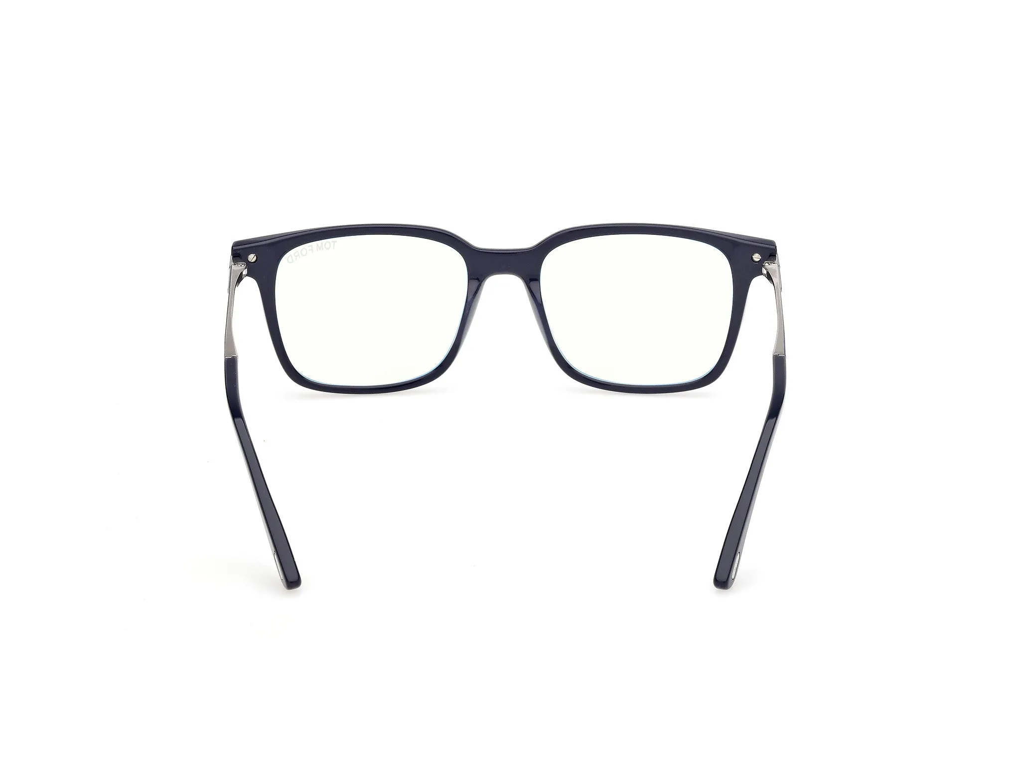 TOM FORD FT6124-B 090 Montature da vista Acetato Blu Squadrata Normale - immagine 4