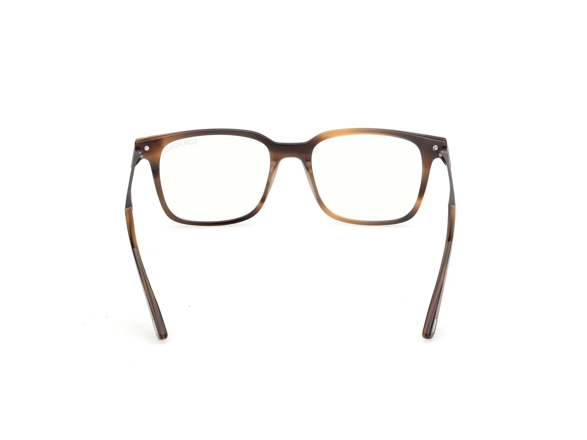 TOM FORD FT6124-B 055 Montature da vista Acetato Havana Squadrata Normale - immagine 4