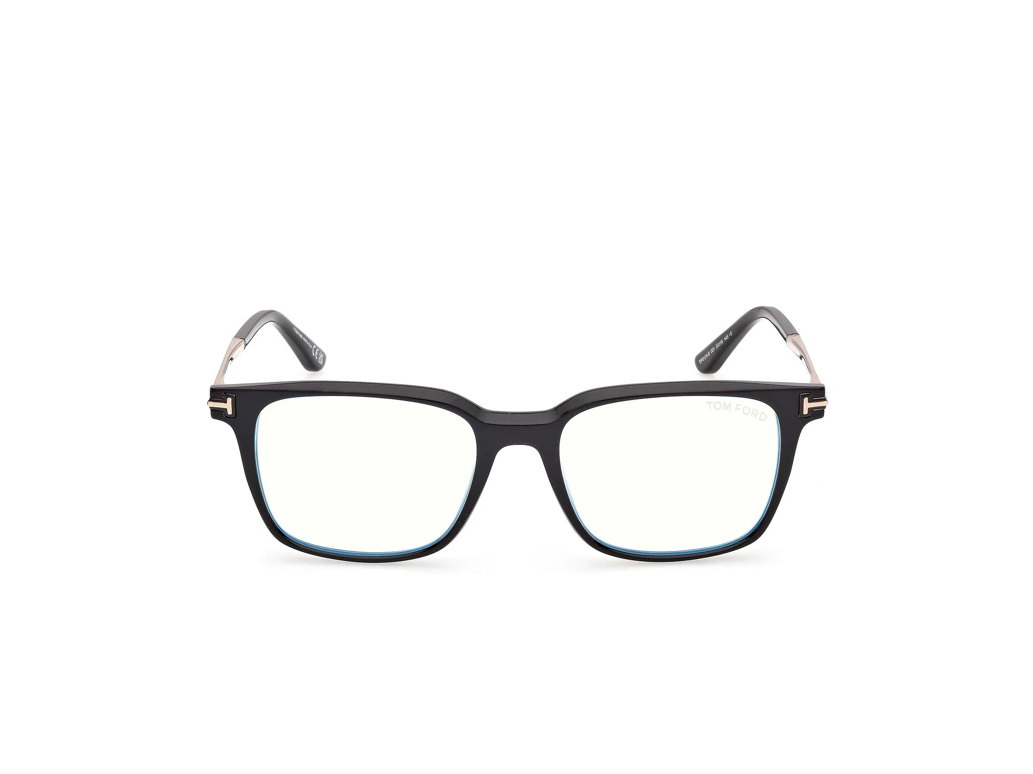 TOM FORD FT6124-B 001 Montature da vista Acetato Nero Squadrata Normale - immagine 2