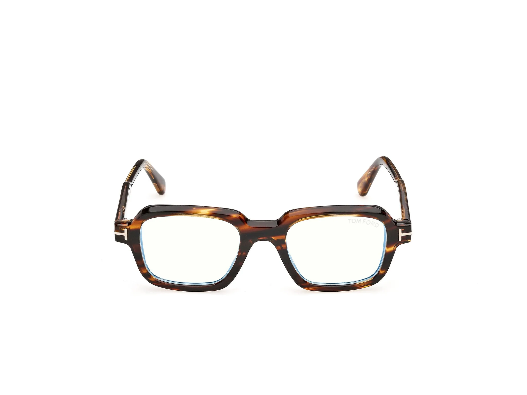 TOM FORD FT6123-B 055 Montature da vista Acetato Havana Geometrica Normale - immagine 2