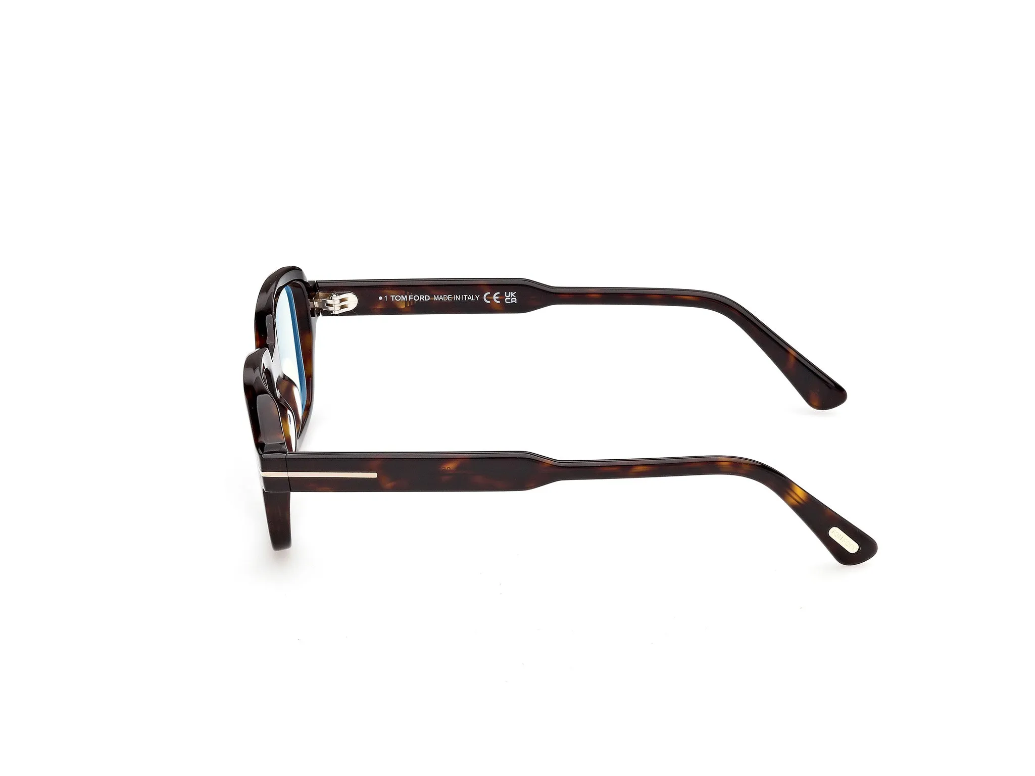 TOM FORD FT6123-B 052 Montature da vista Acetato Havana Geometrica Normale - immagine 3
