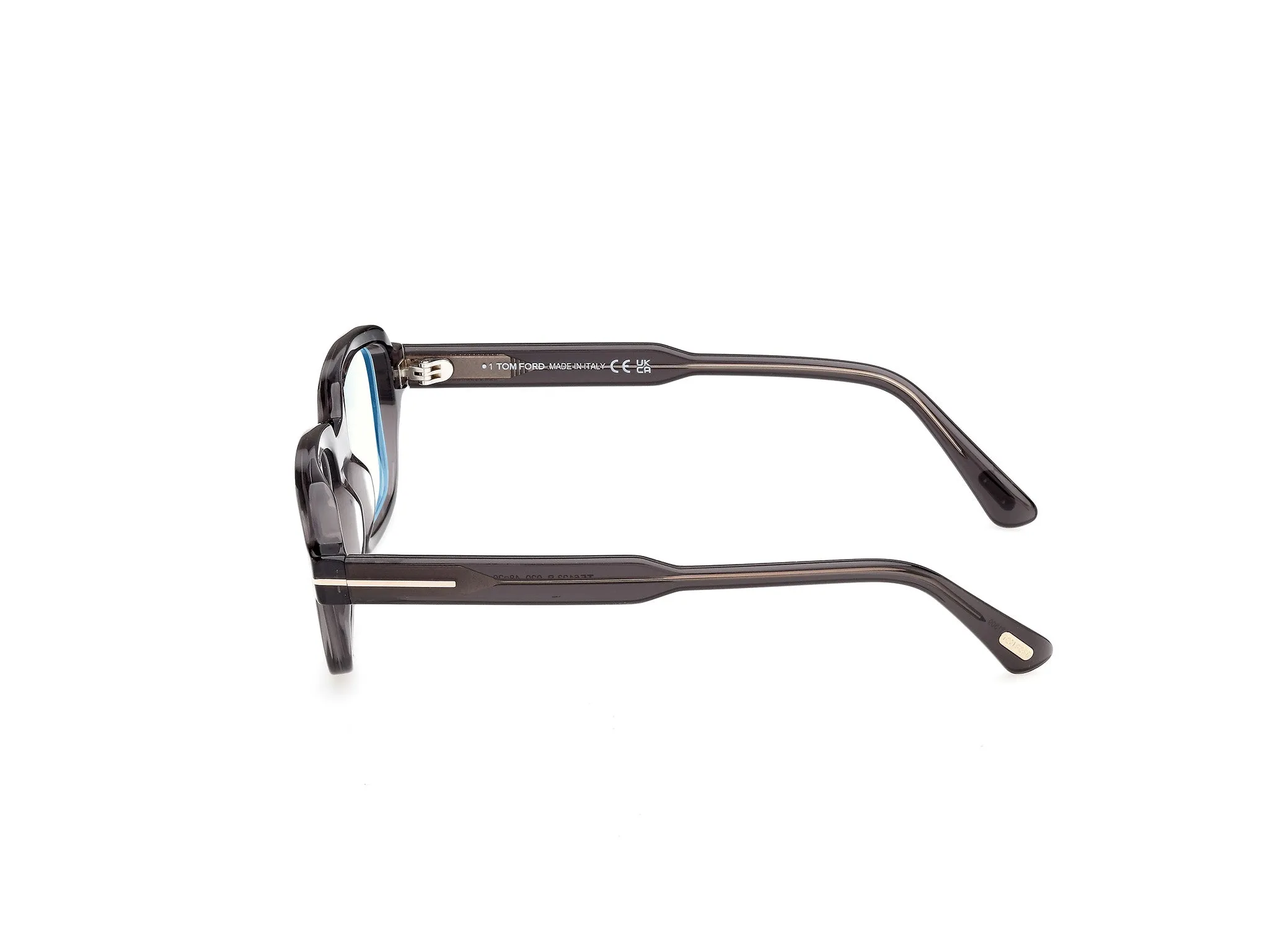 TOM FORD FT6123-B 020 Montature da vista Acetato Grigio Geometrica Normale - immagine 3