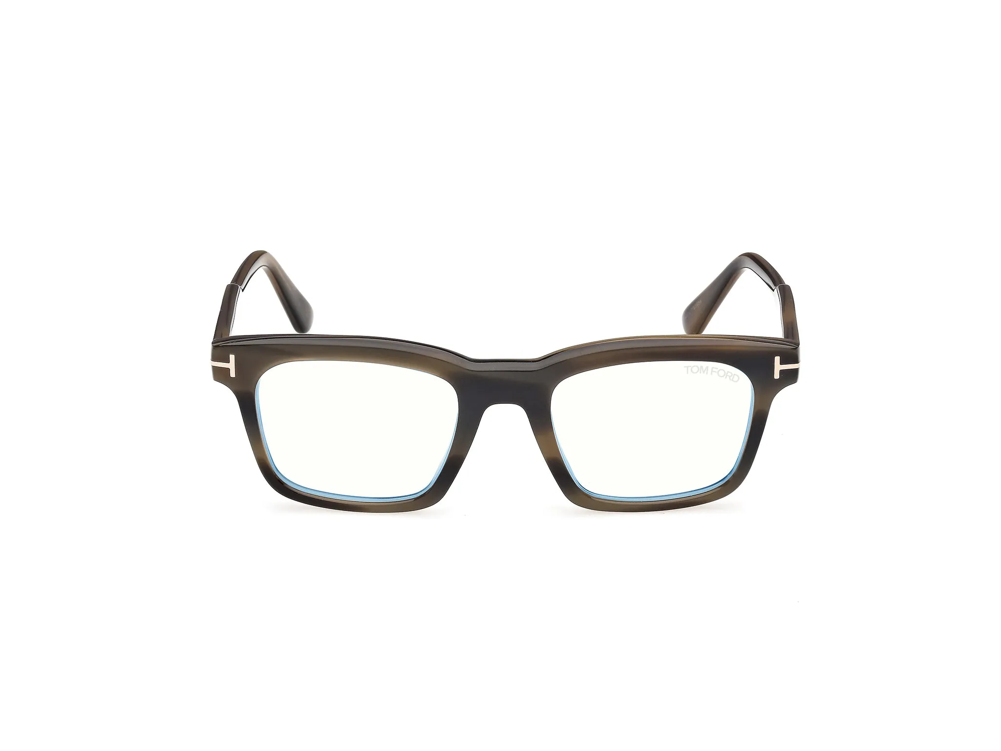 TOM FORD FT6122-B 056 Montature da vista Acetato Havana Squadrata Normale - immagine 2