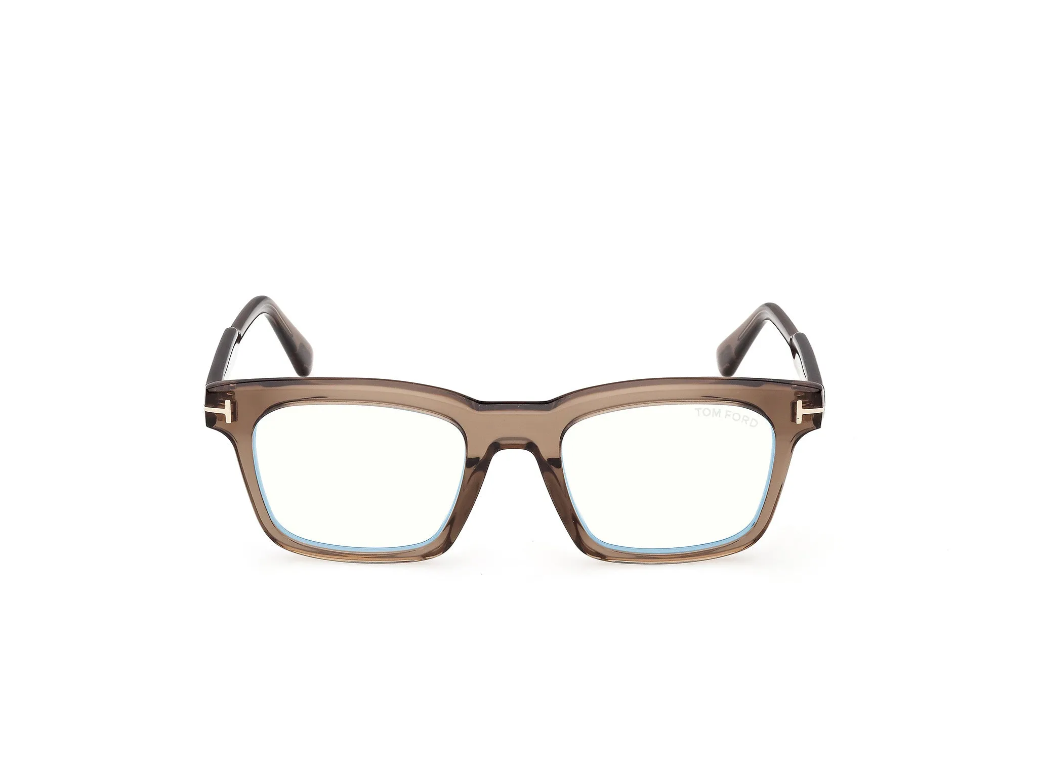 TOM FORD FT6122-B 048 Montature da vista Acetato Marrone Squadrata Normale - immagine 2