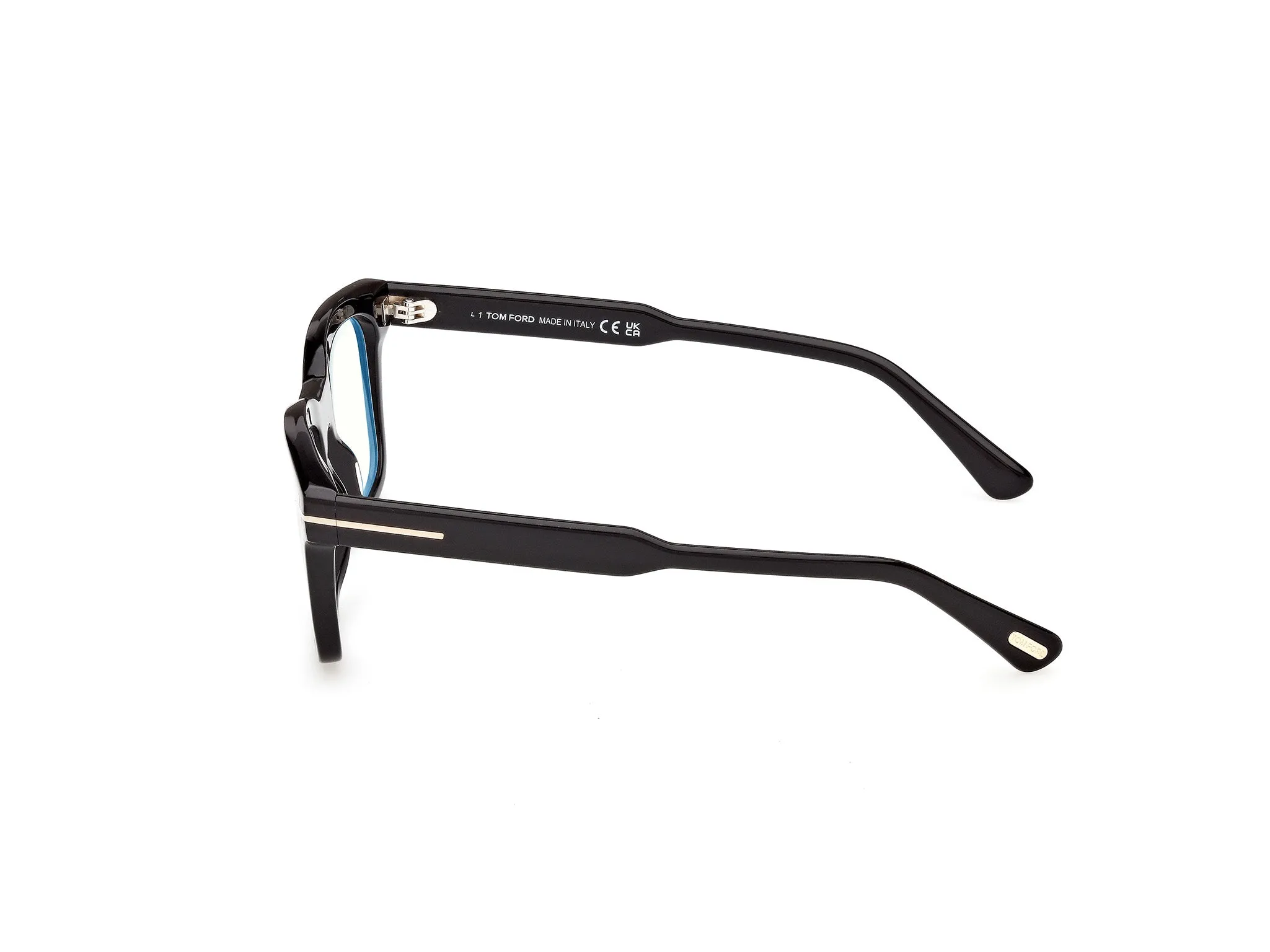 TOM FORD FT6122-B 001 Montature da vista Acetato Nero Squadrata Normale - immagine 3
