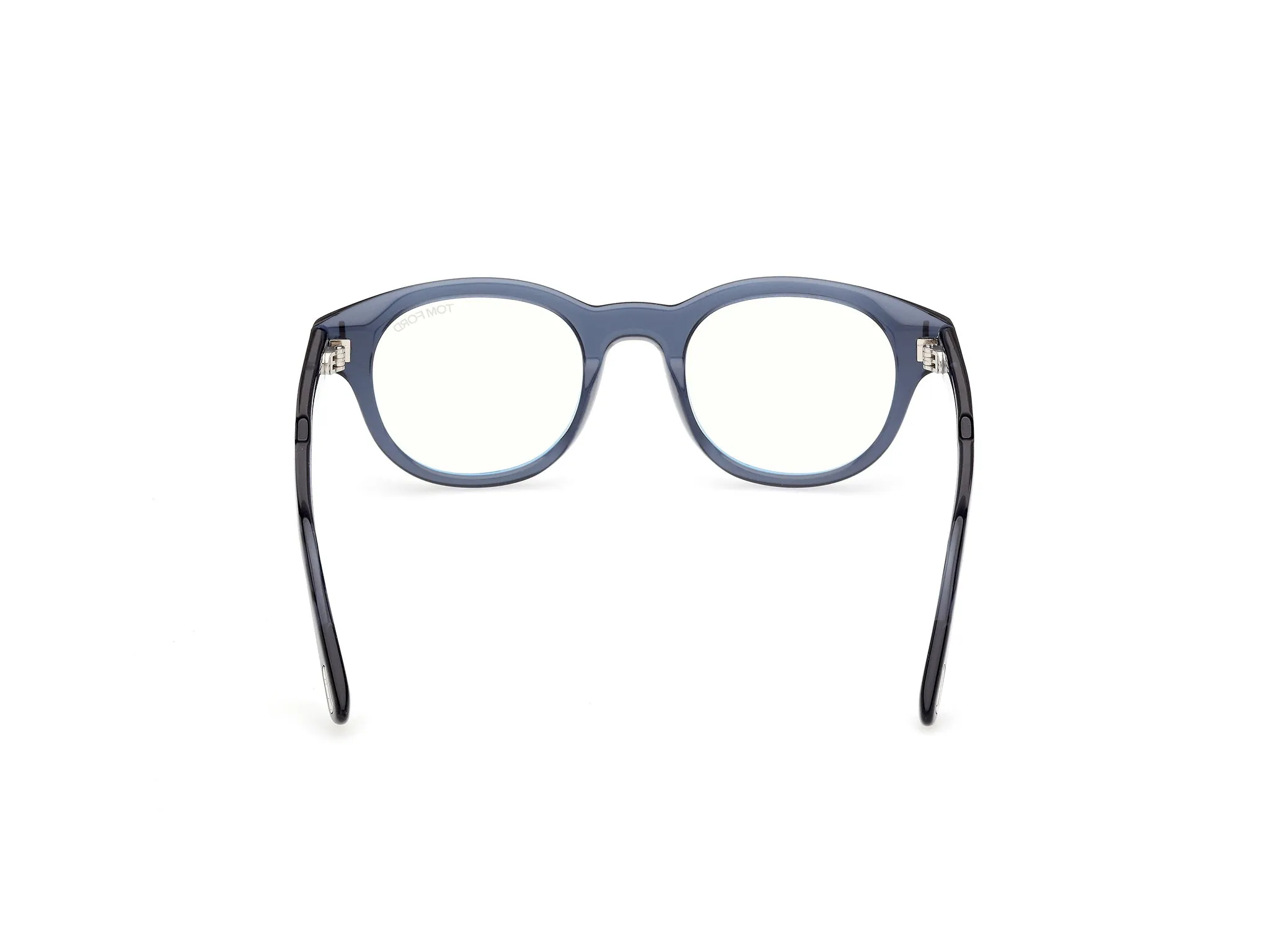 TOM FORD FT6121-B 090 Montature da vista Acetato Blu Rotonda Normale - immagine 4