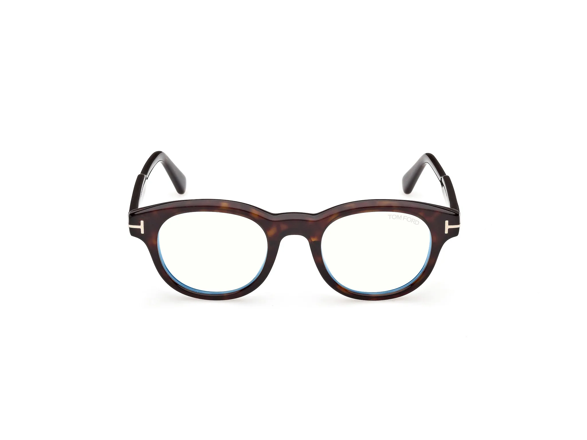 TOM FORD FT6121-B 052 Montature da vista Acetato Havana Rotonda Normale - immagine 2