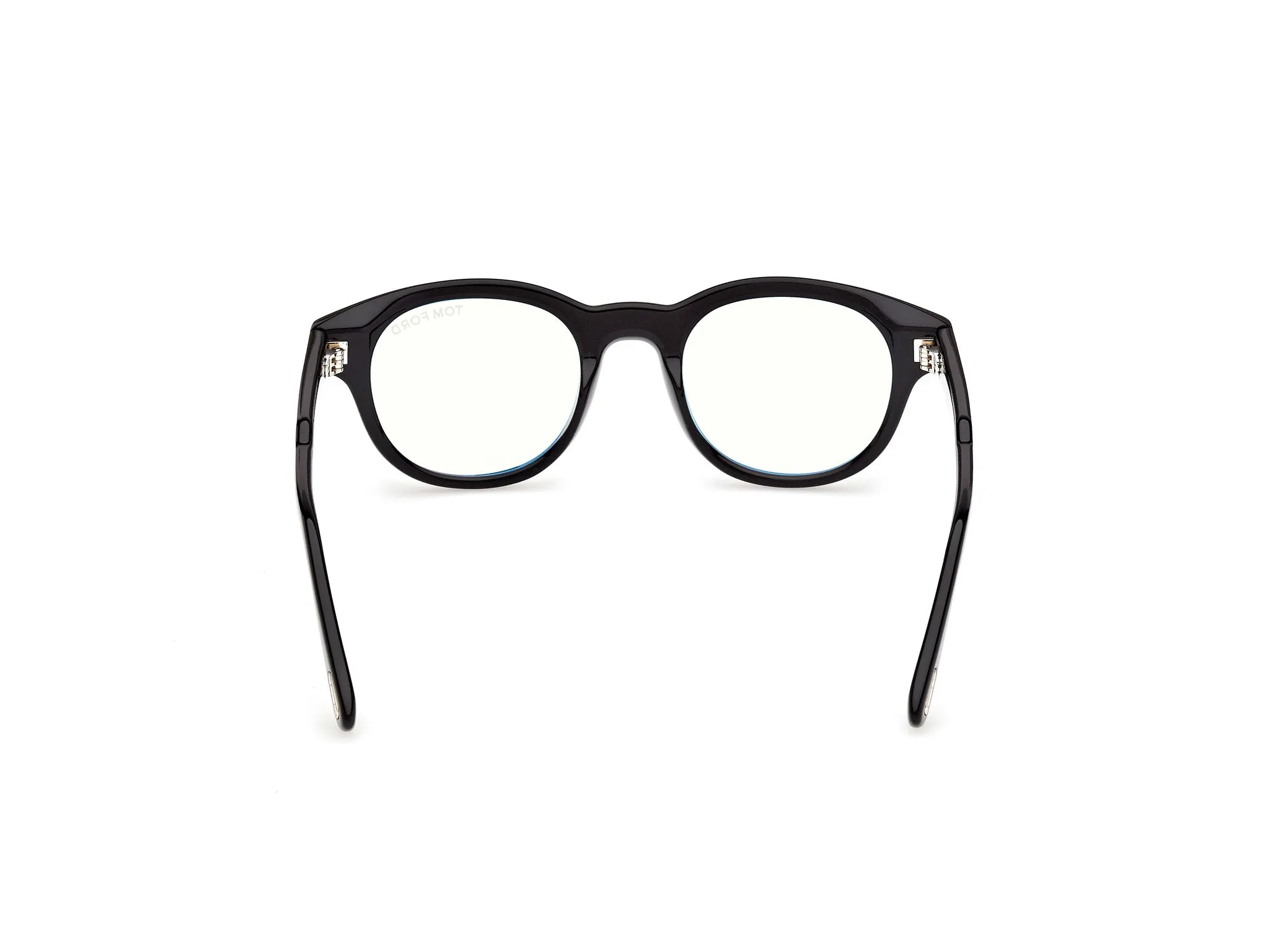TOM FORD FT6121-B 001 Montature da vista Acetato Nero Rotonda Normale - immagine 4