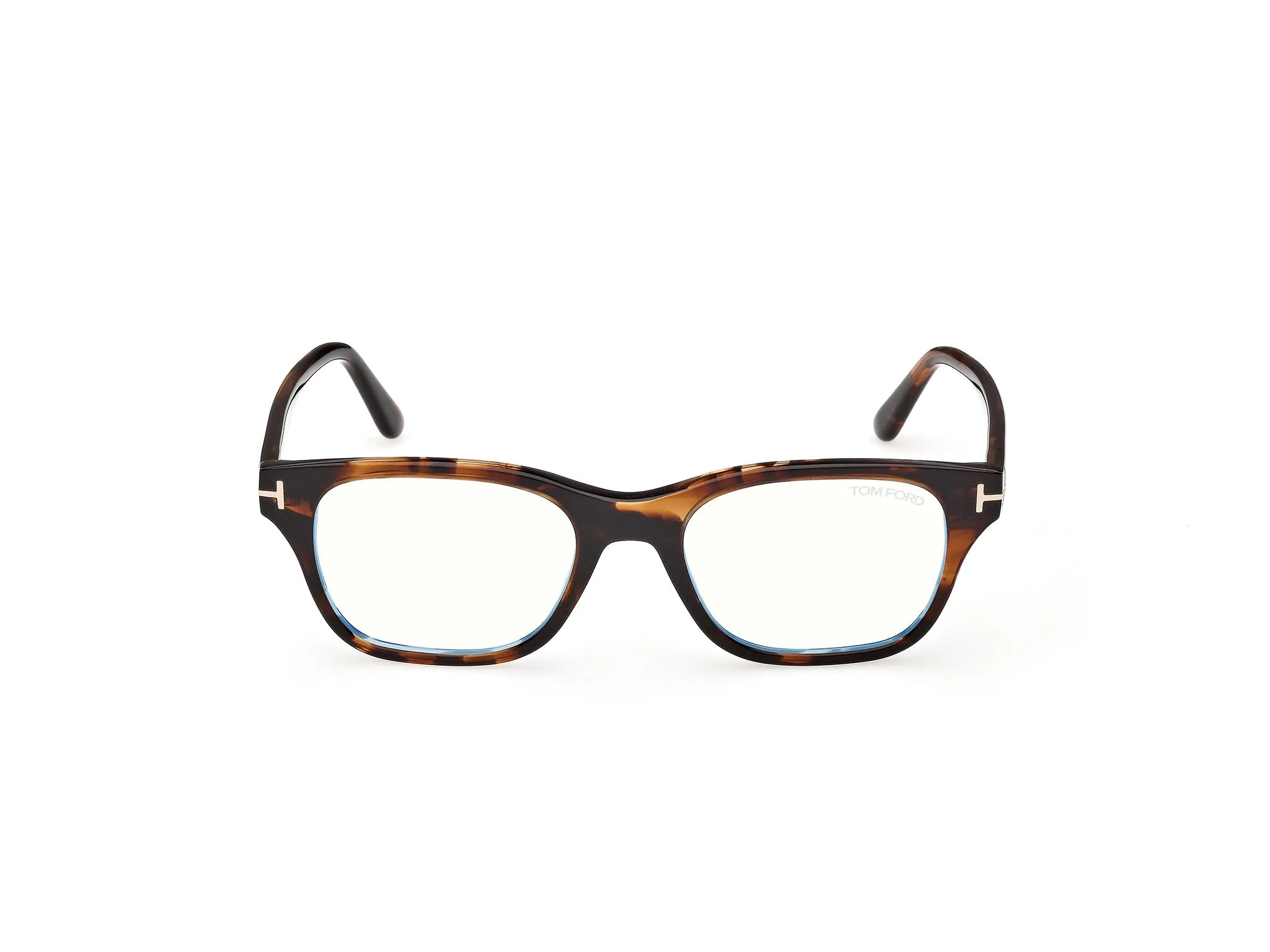 TOM FORD FT6120-B 056 Montature da vista Acetato Havana Squadrata Normale - immagine 2
