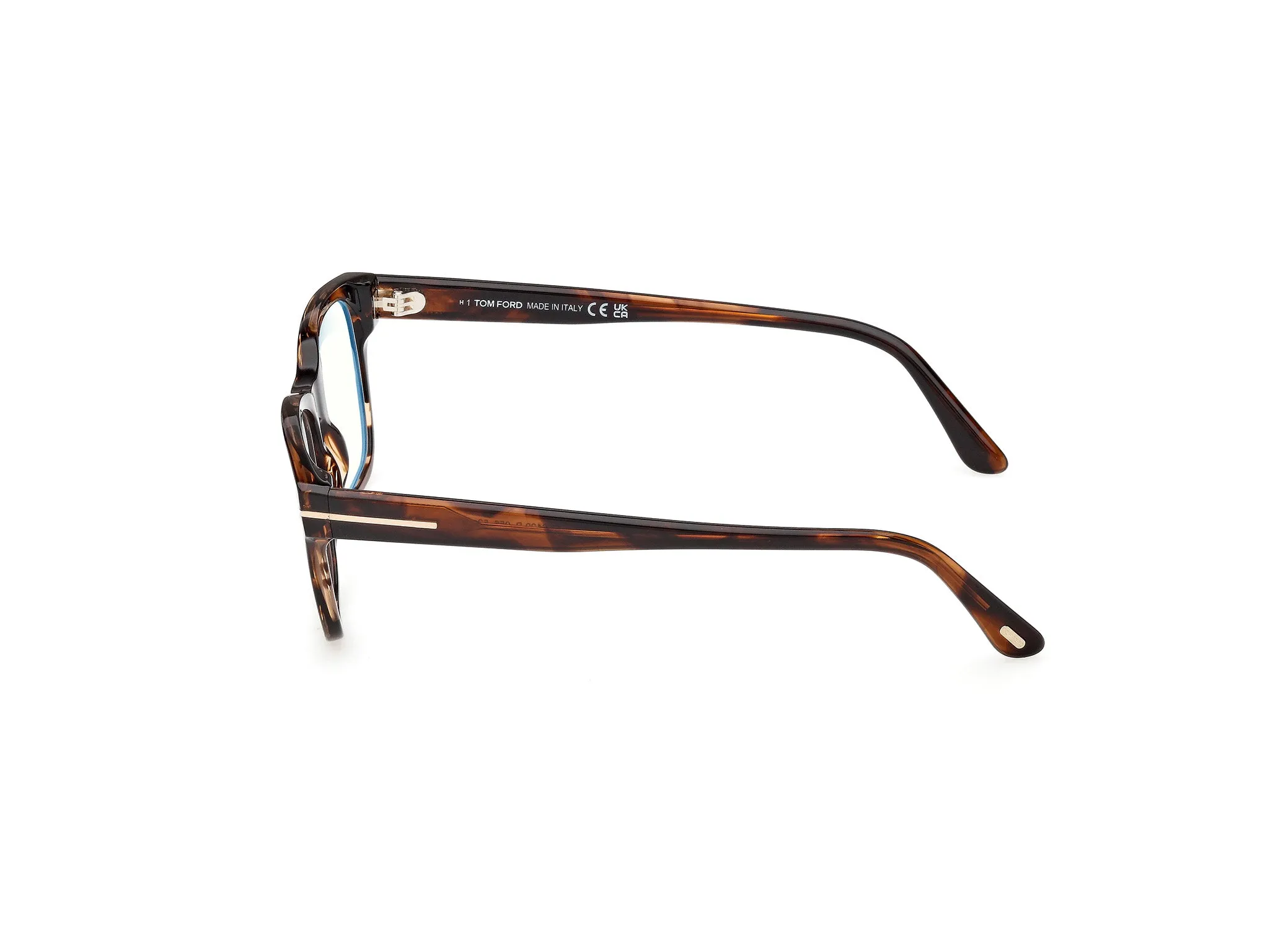 TOM FORD FT6120-B 056 Montature da vista Acetato Havana Squadrata Normale - immagine 3