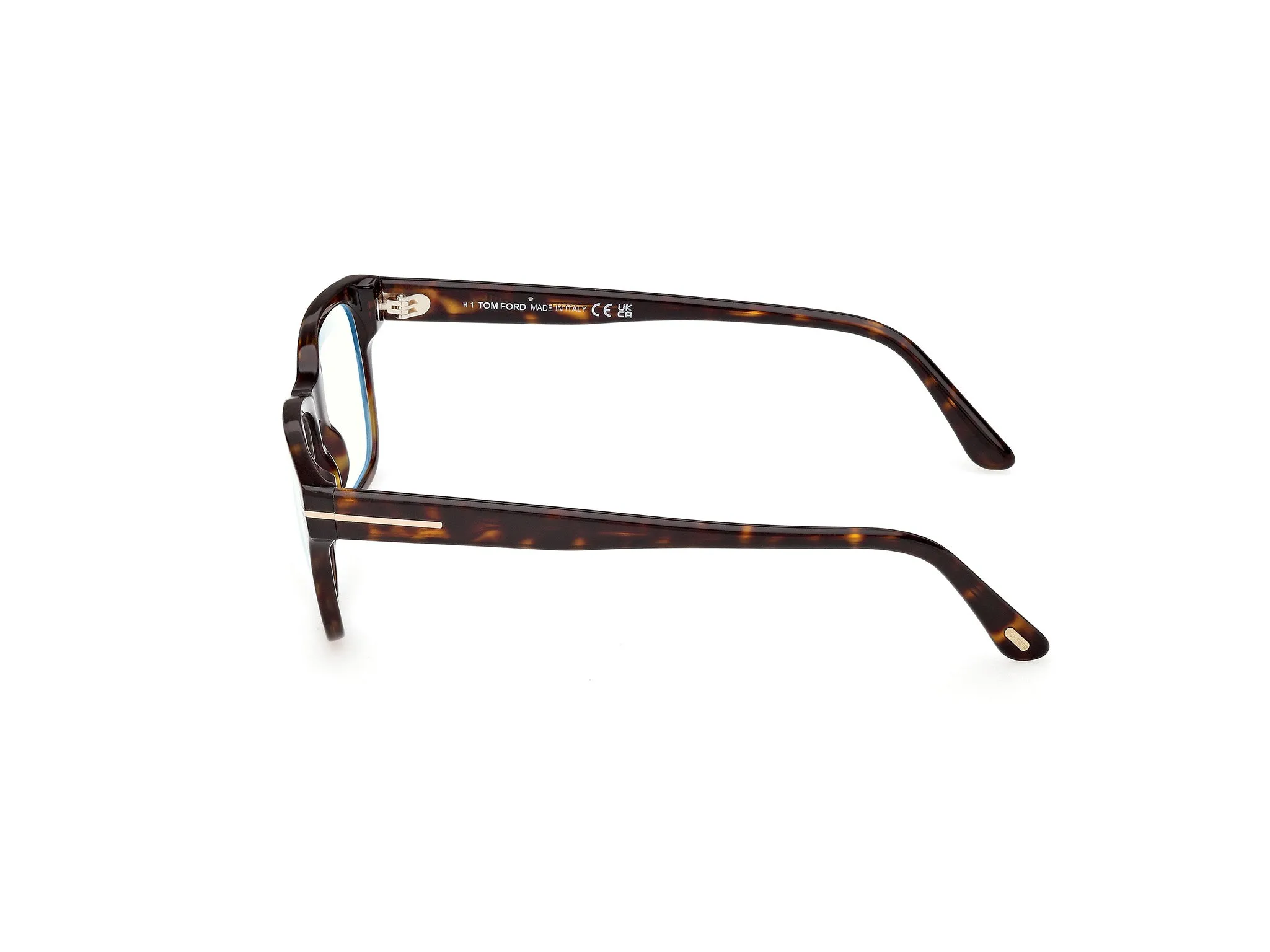 TOM FORD FT6120-B 052 Montature da vista Acetato Havana Squadrata Normale - immagine 3