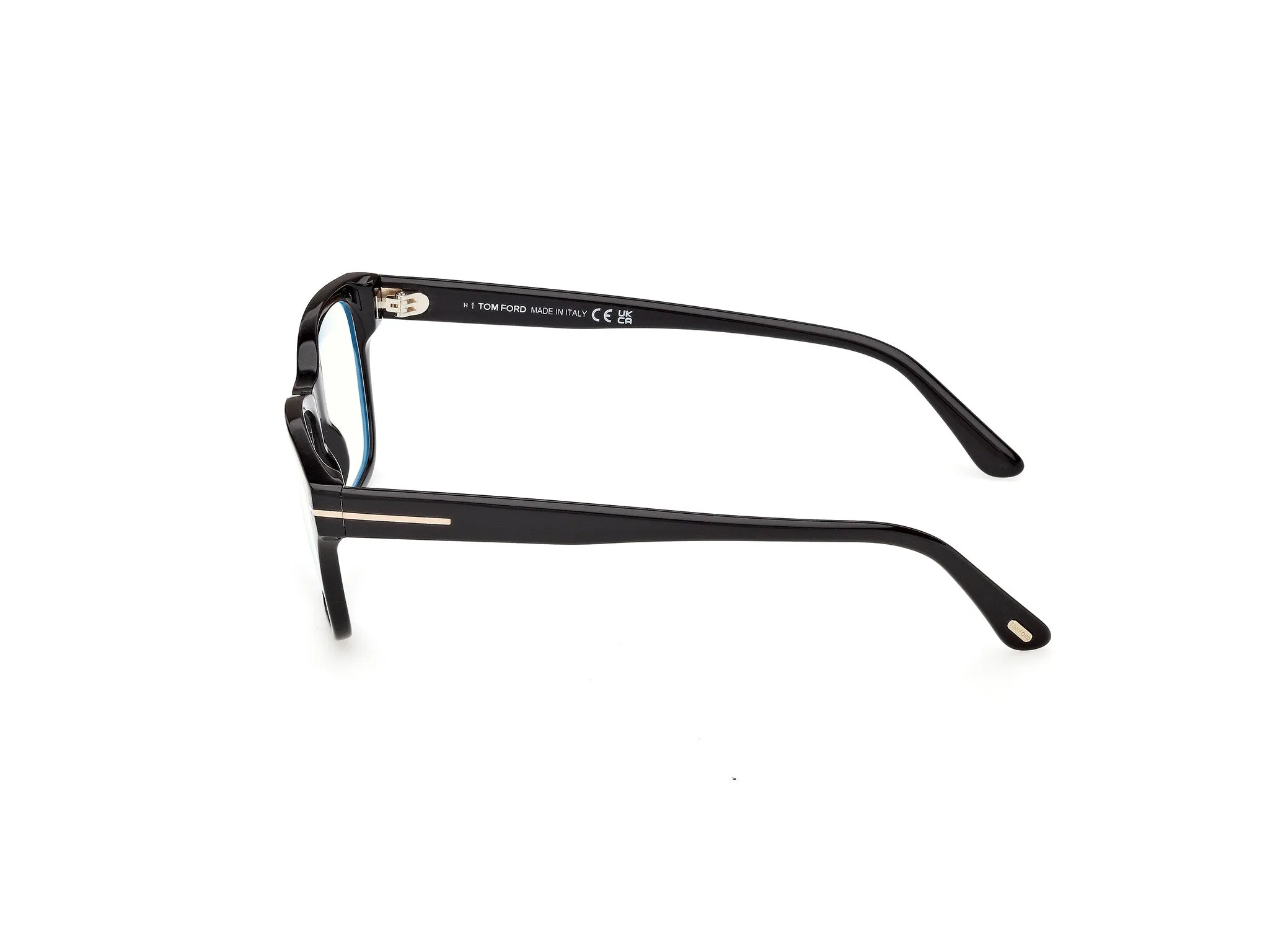 TOM FORD FT6120-B 001 Montature da vista Acetato Nero Squadrata Normale - immagine 3