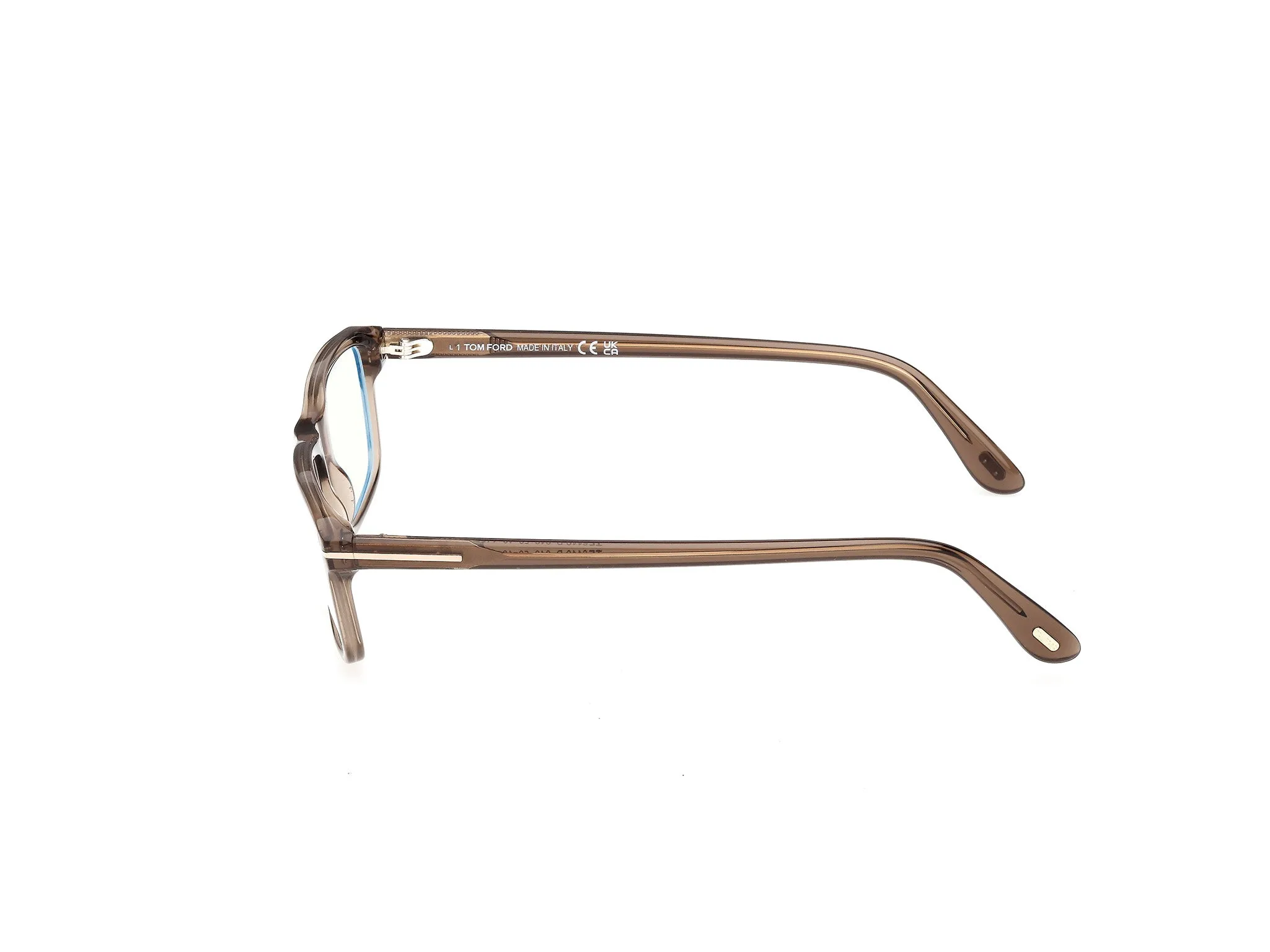 TOM FORD FT6119-B 048 Montature da vista Acetato Marrone Squadrata Normale - immagine 3