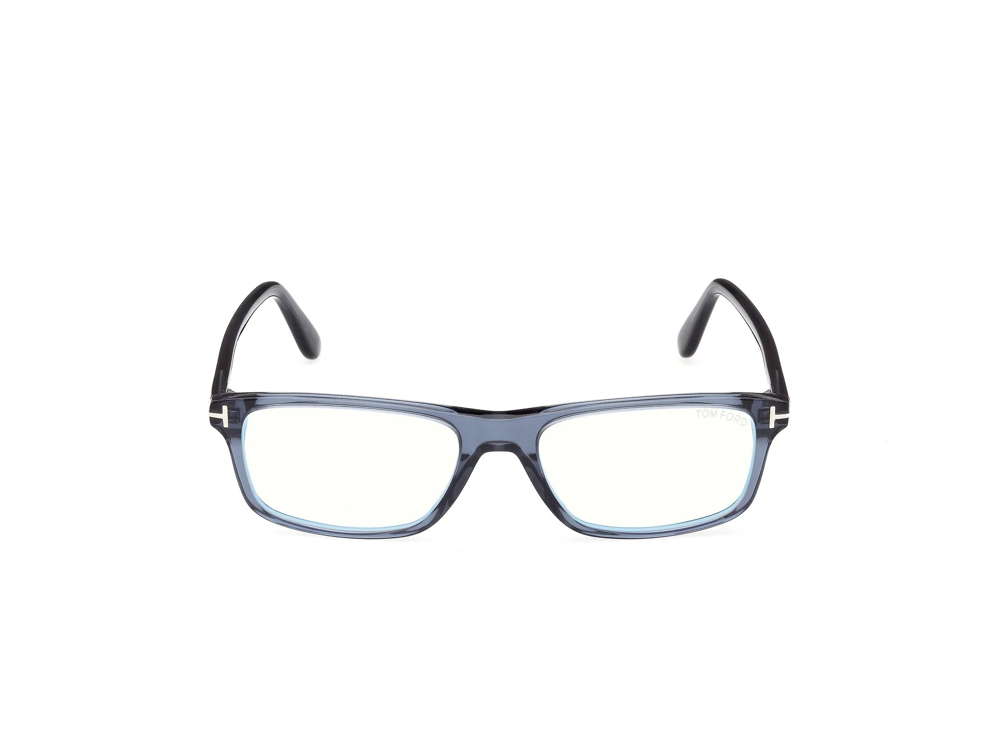 TOM FORD FT6119-B 090 Montature da vista Acetato Blu Squadrata Normale - immagine 2