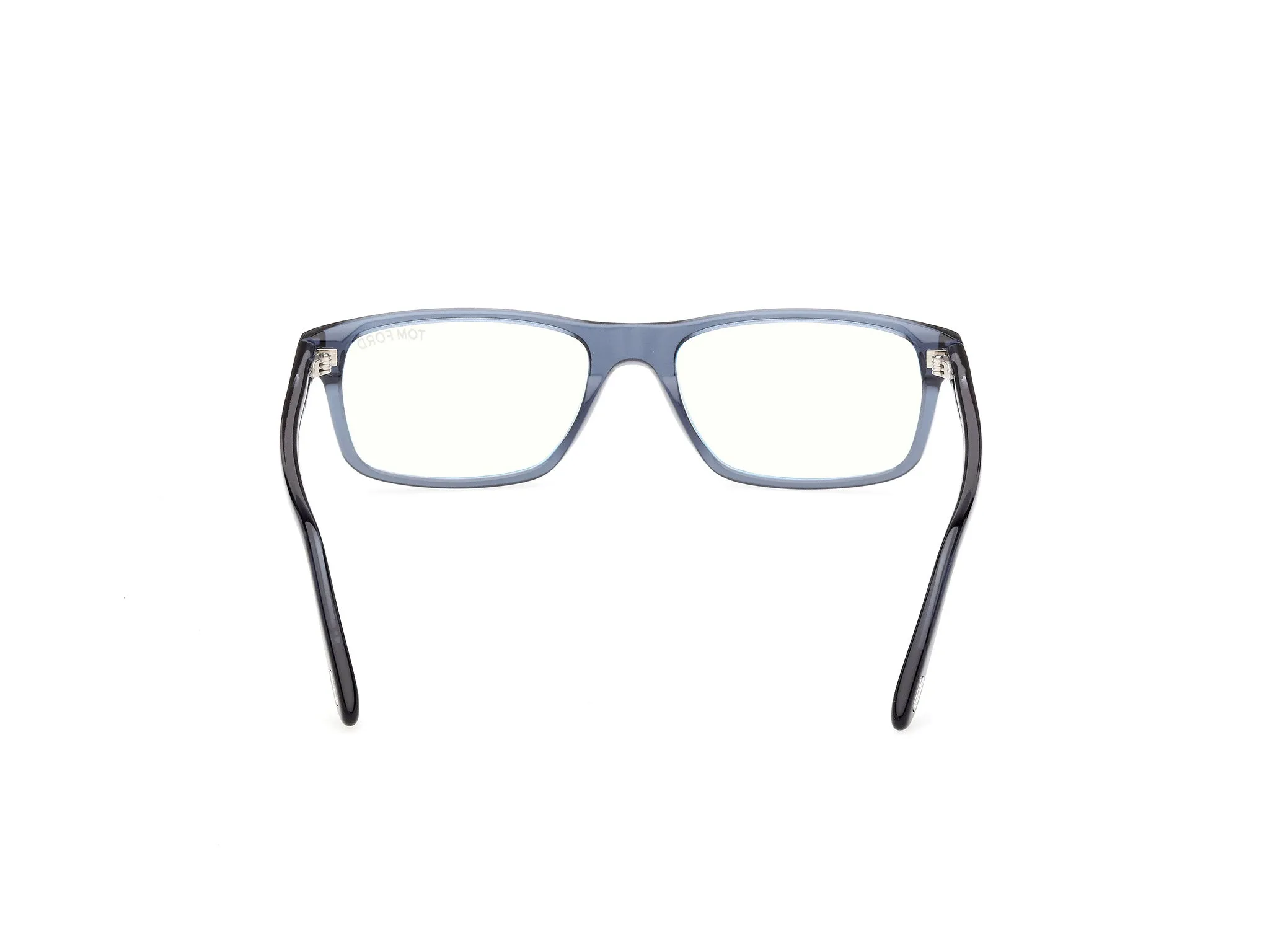 TOM FORD FT6119-B 090 Montature da vista Acetato Blu Squadrata Normale - immagine 4