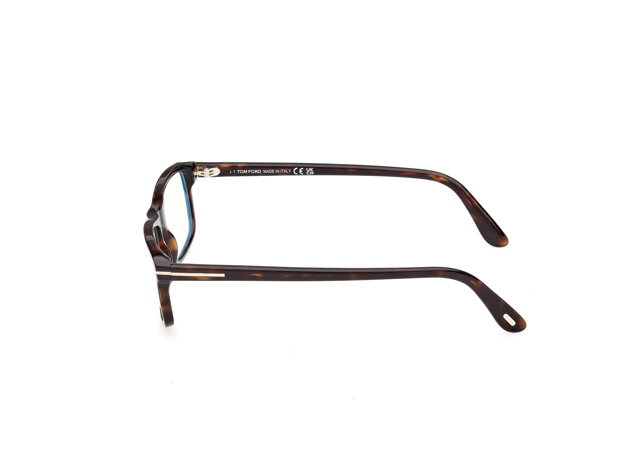 TOM FORD FT6119-B 052 Montature da vista Acetato Havana Squadrata Normale - immagine 3