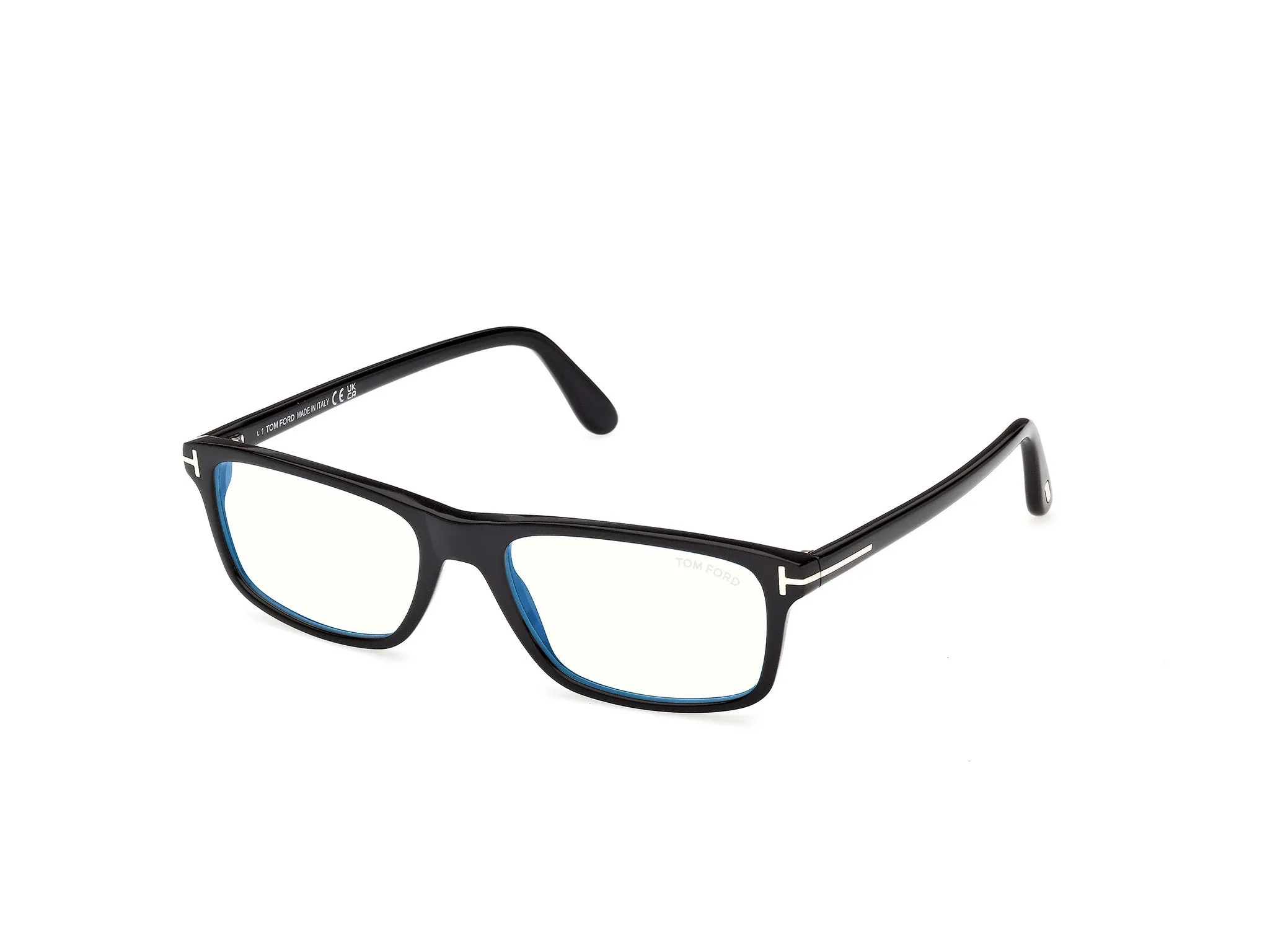 TOM FORD FT6119-B 001 Montature da vista Acetato Nero Squadrata Normale - immagine 1
